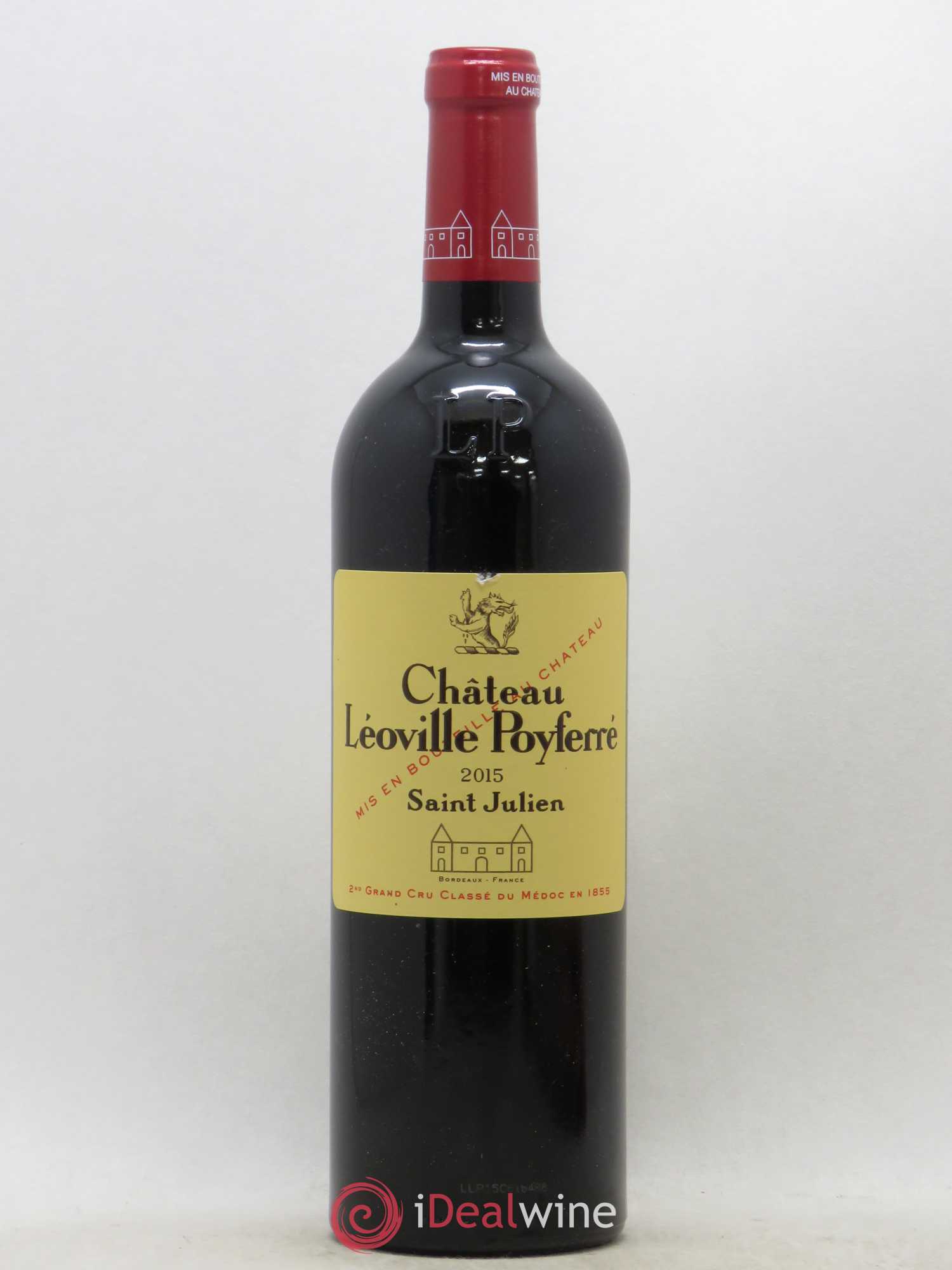 Château Léoville Poyferré 2ème Grand Cru Classé 2015 - Lot de 1 bouteille - 0