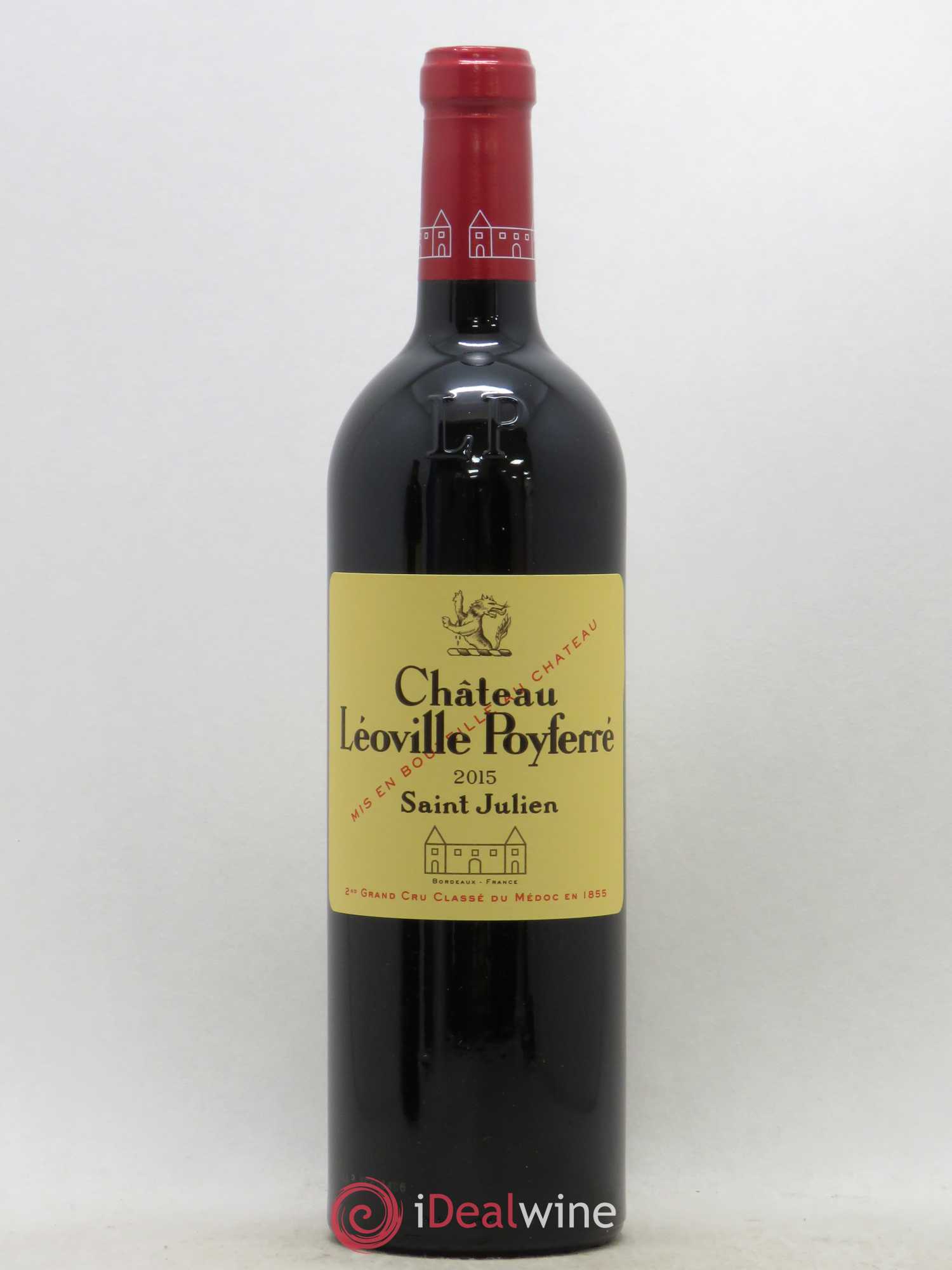 Château Léoville Poyferré 2ème Grand Cru Classé 2015 - Lot de 1 bouteille - 0