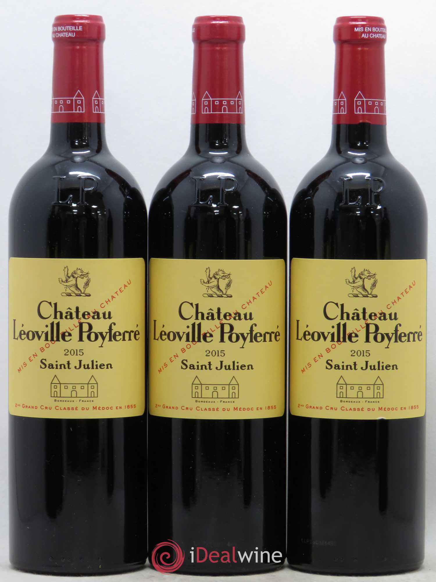 Château Léoville Poyferré 2ème Grand Cru Classé 2015 - Lot de 6 bouteilles - 1