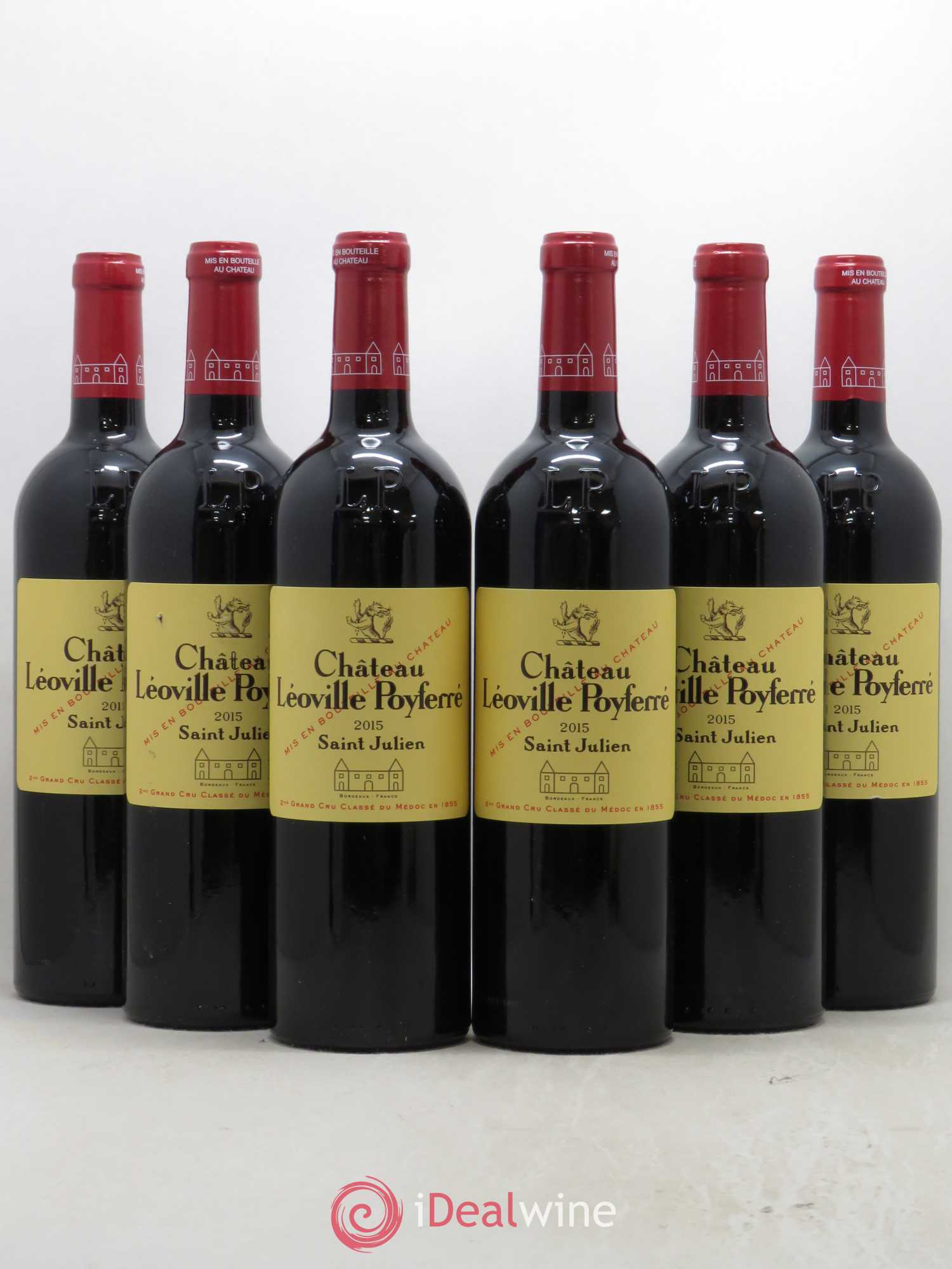 Château Léoville Poyferré 2ème Grand Cru Classé 2015 - Lot de 6 bouteilles - 0