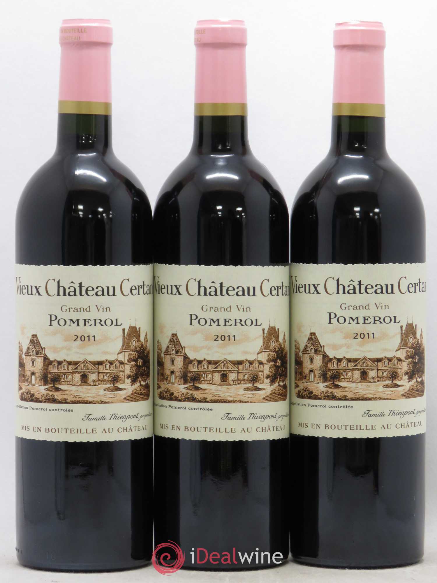 Vieux Château Certan 2011 - Lot de 3 bouteilles - 0