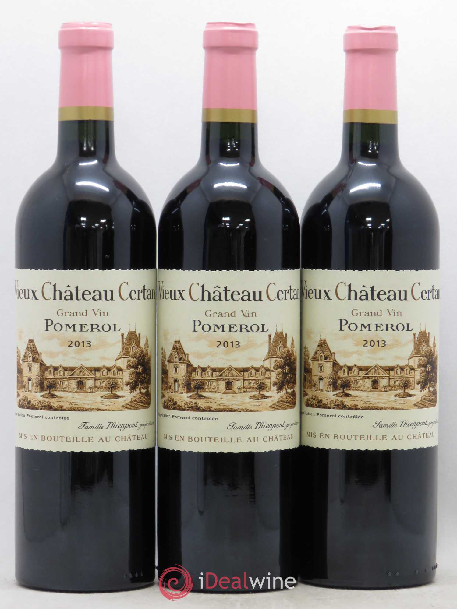 Vieux Château Certan 2013 - Lot de 3 bouteilles - 0