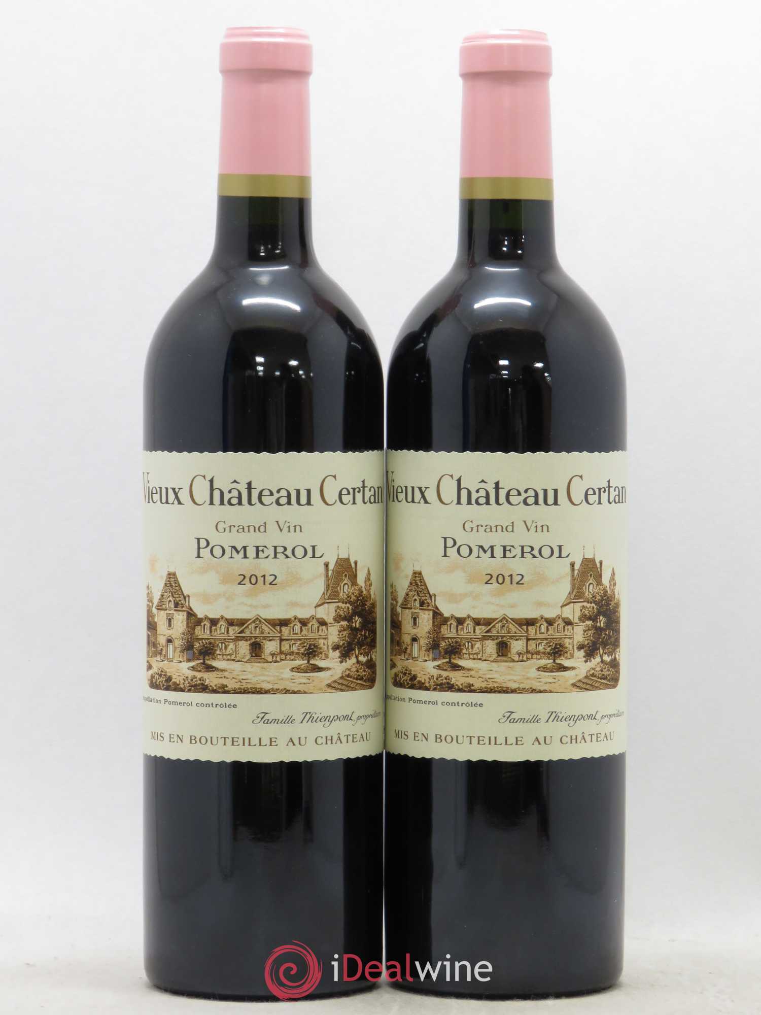 Vieux Château Certan 2012 - Lot de 2 bouteilles - 0