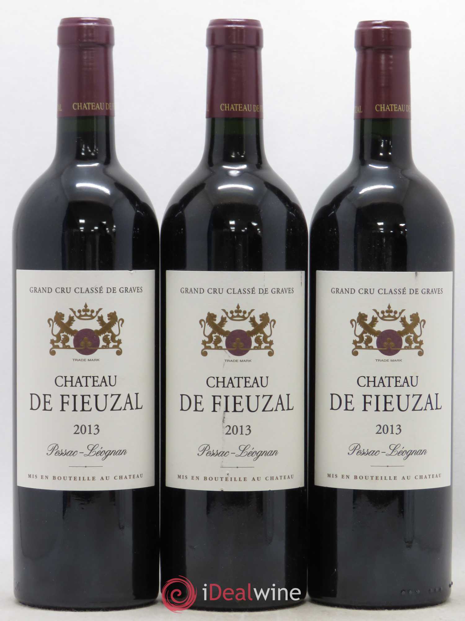 Château de Fieuzal Cru Classé de Graves 2013 - Lot de 3 bouteilles - 0