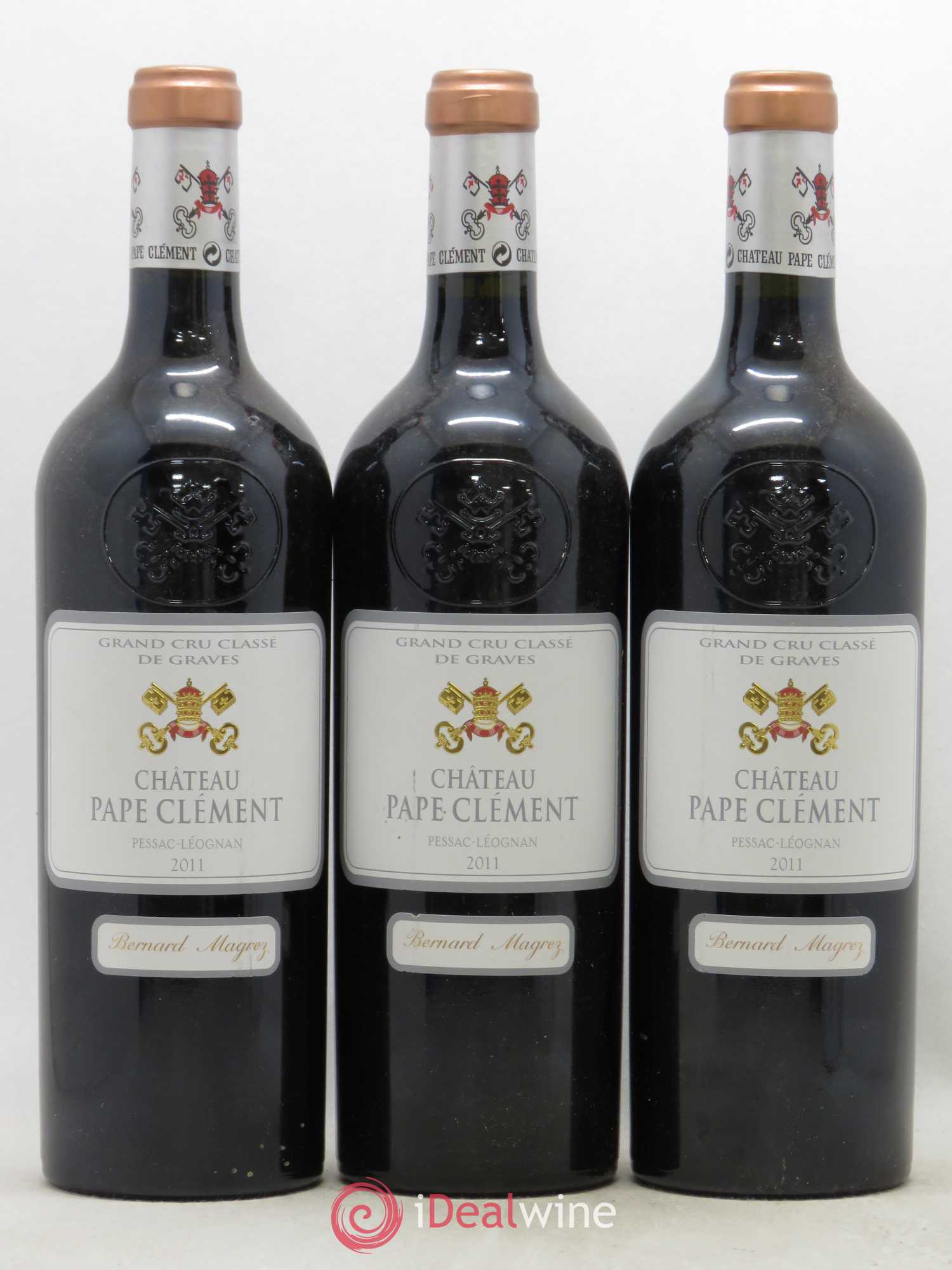 Château Pape Clément Cru Classé de Graves 2011 - Lot de 3 bouteilles - 0