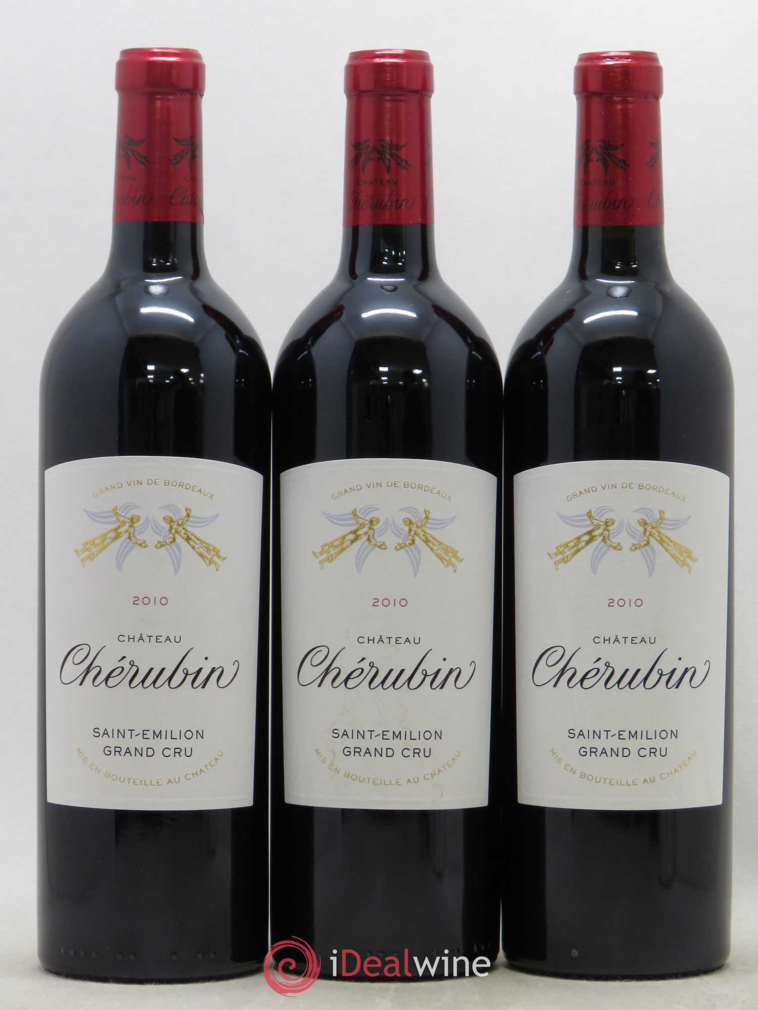 Saint-Émilion Grand Cru Château Chérubin 2010 - Posten von 3 Flaschen - 0