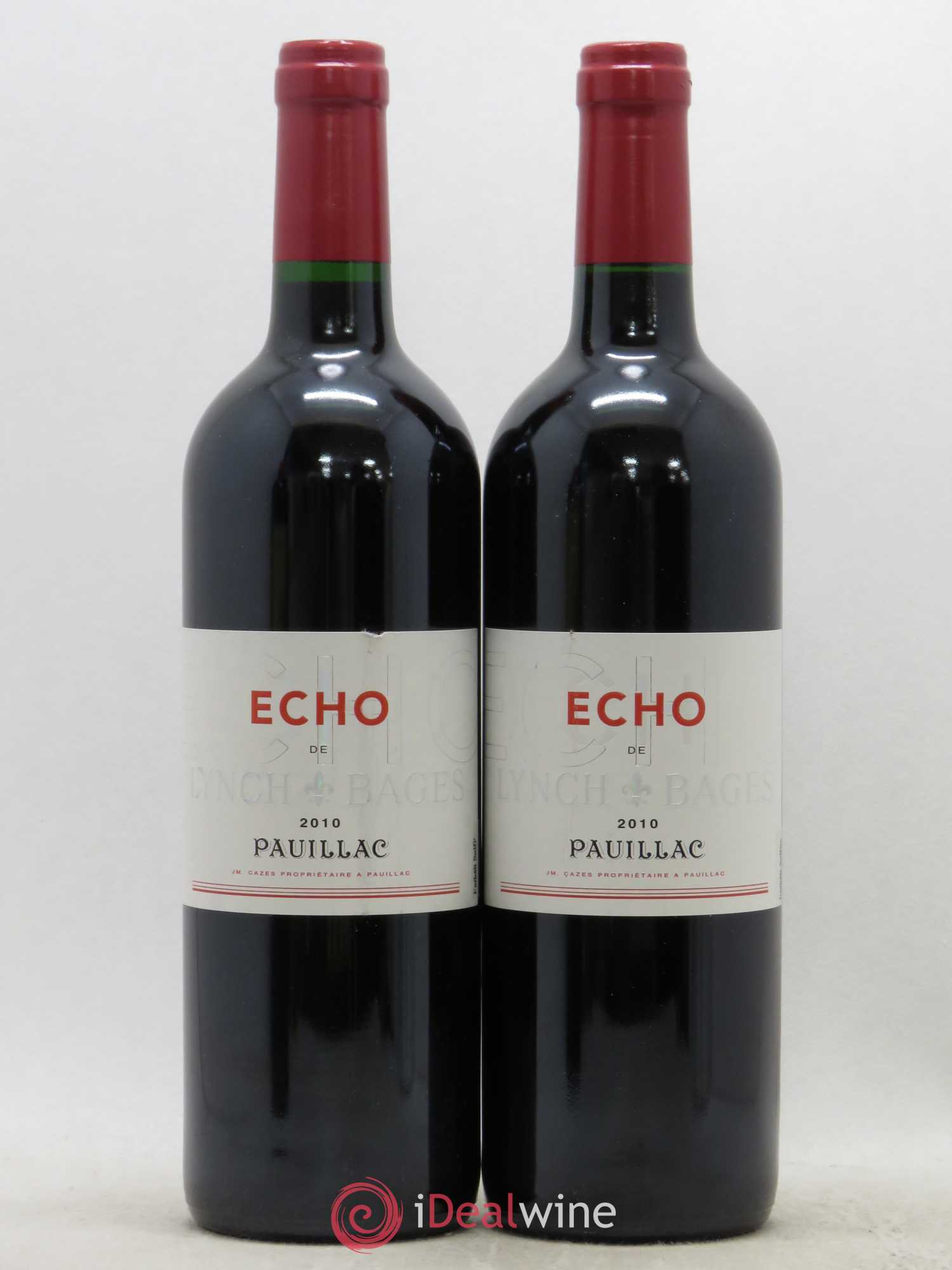 Echo de Lynch Bages Second Vin 2010 - Lot de 2 bouteilles - 0