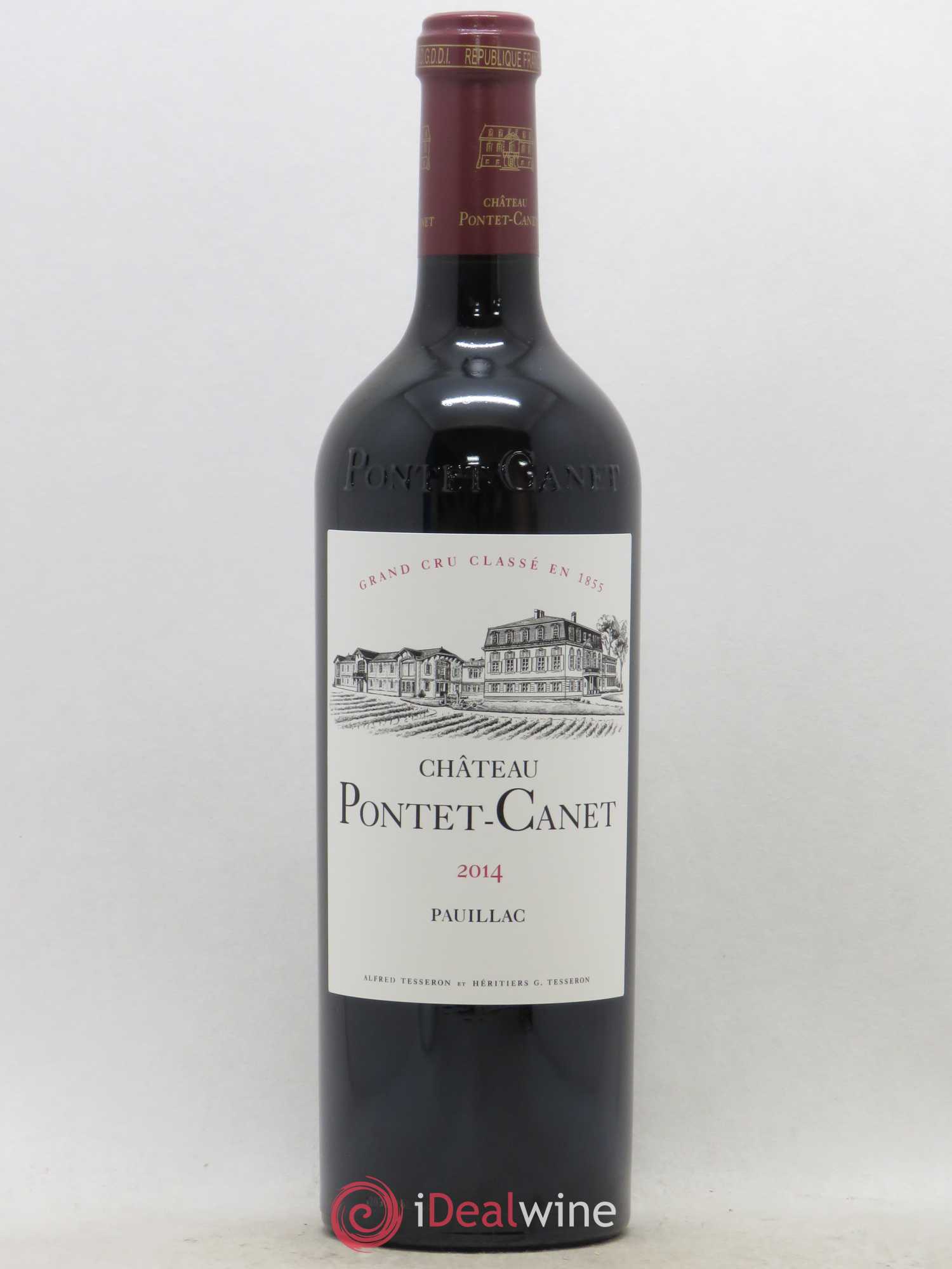 Château Pontet Canet 5ème Grand Cru Classé 2014 - Lot de 1 bouteille - 0