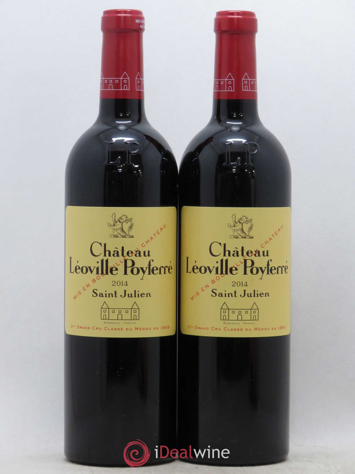 Château Léoville Poyferré 2ème Grand Cru Classé 2014 - Lot de 2 bouteilles - 0