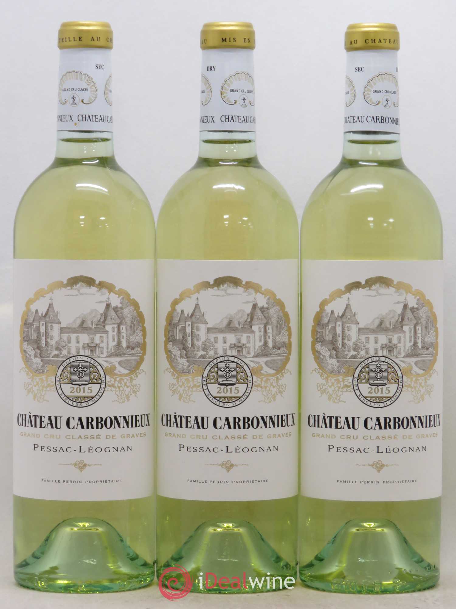Château Carbonnieux Cru Classé de Graves 2015 - Lot de 3 bouteilles - 0