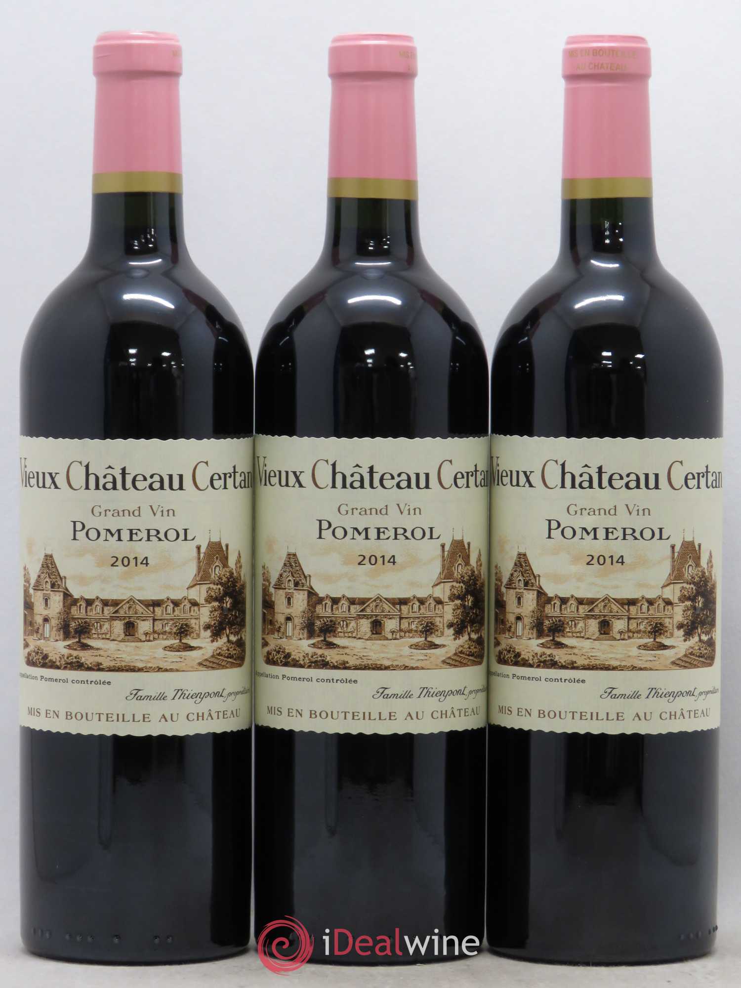 Vieux Château Certan 2014 - Lot de 3 bouteilles - 0
