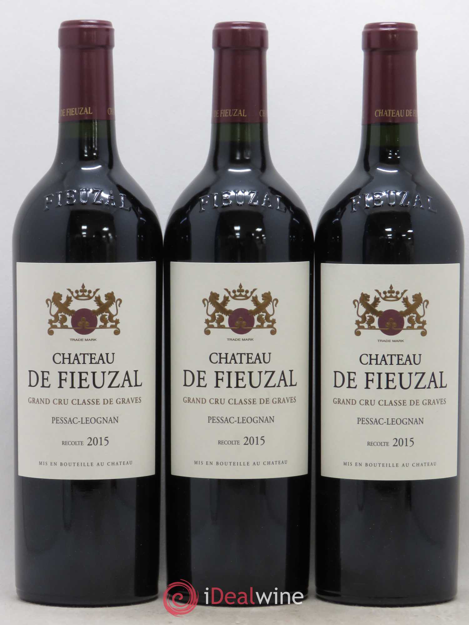 Château de Fieuzal Cru Classé de Graves 2015 - Lot de 3 bouteilles - 0