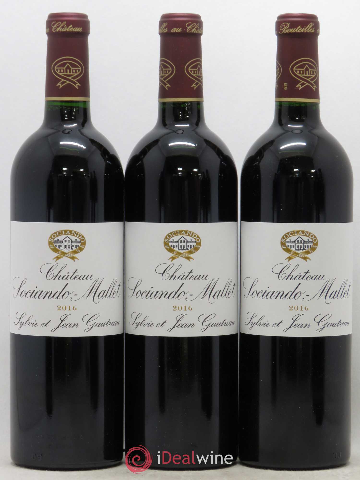 Château Sociando Mallet 2016 - Lot de 6 bouteilles - 1