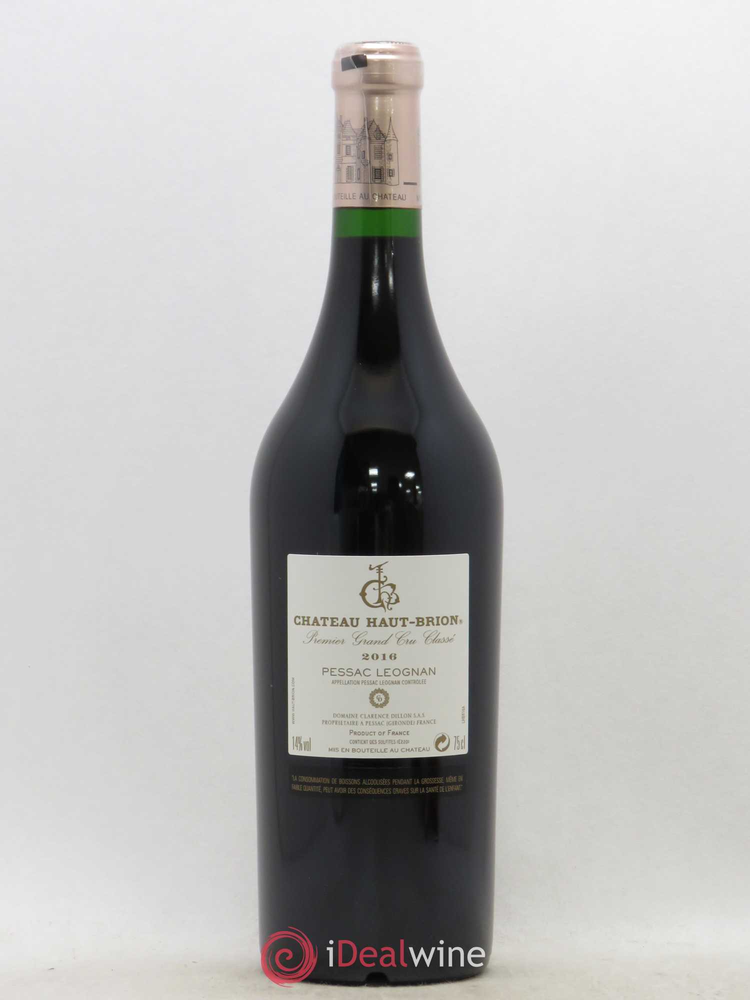 Château Haut Brion 1er Grand Cru Classé 2016 - Lot de 1 bouteille - 1