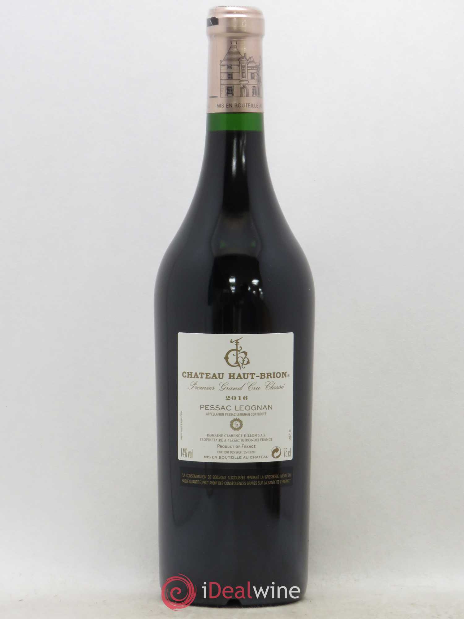Château Haut Brion 1er Grand Cru Classé 2016 - Lot de 1 bouteille - 1