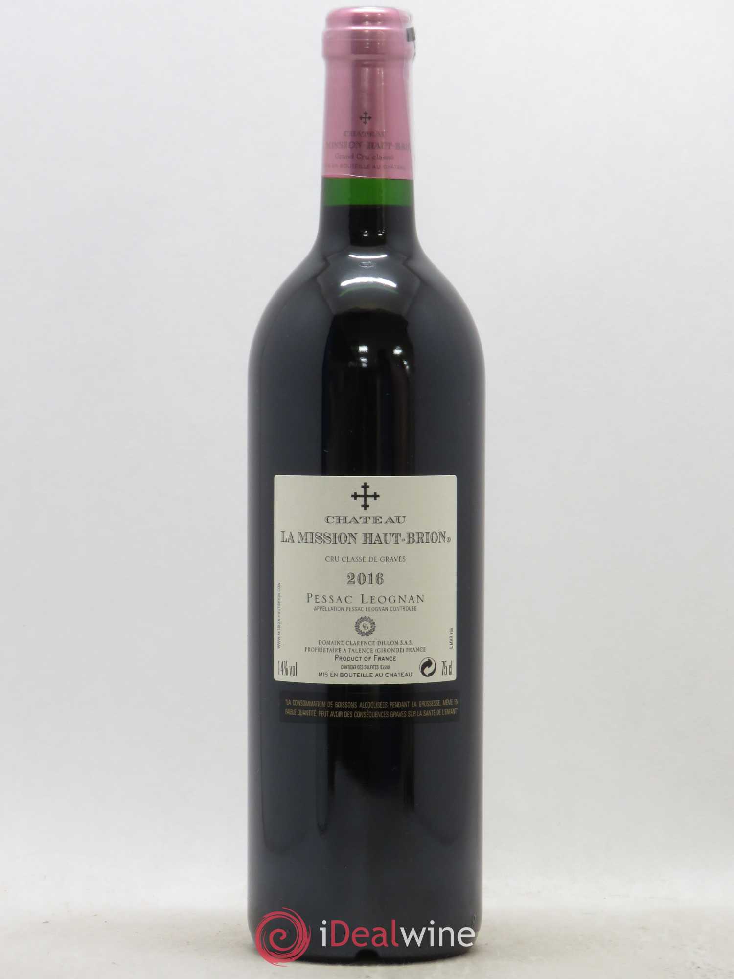 Château la Mission Haut-Brion Cru Classé de Graves 2016 - Lot de 1 bouteille - 1
