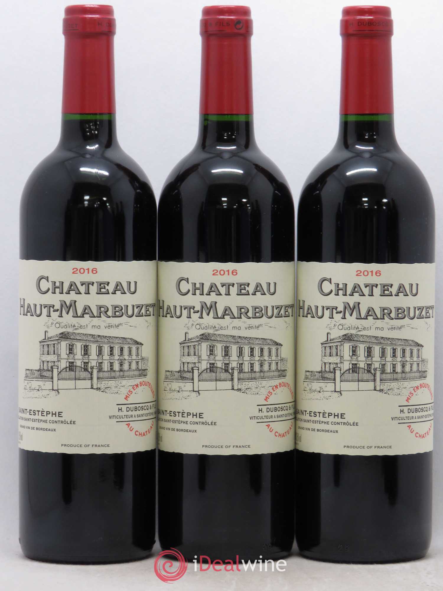 Château Haut Marbuzet 2016 - Lot de 6 bouteilles - 1