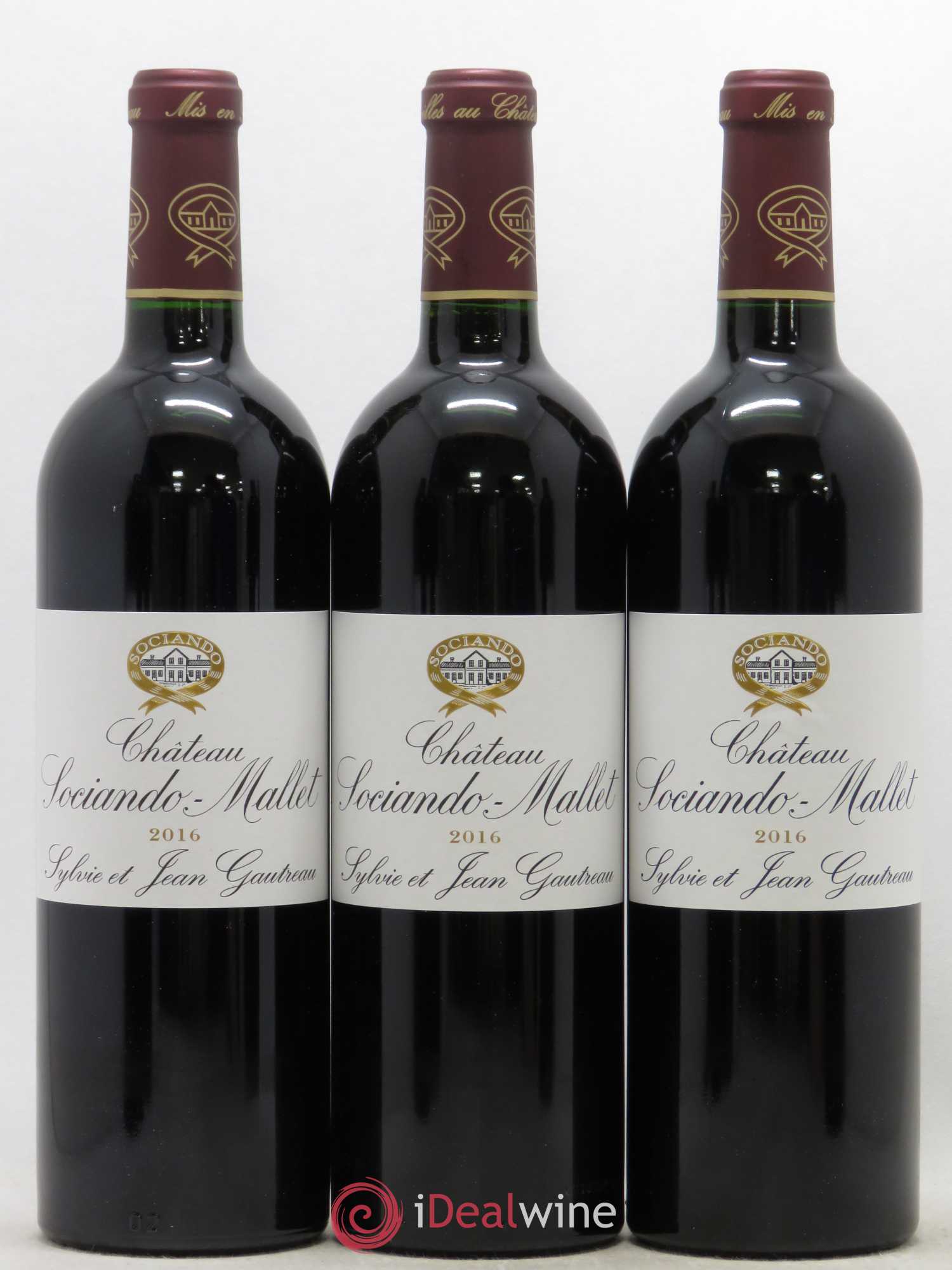 Château Sociando Mallet 2016 - Lot de 6 bouteilles - 1