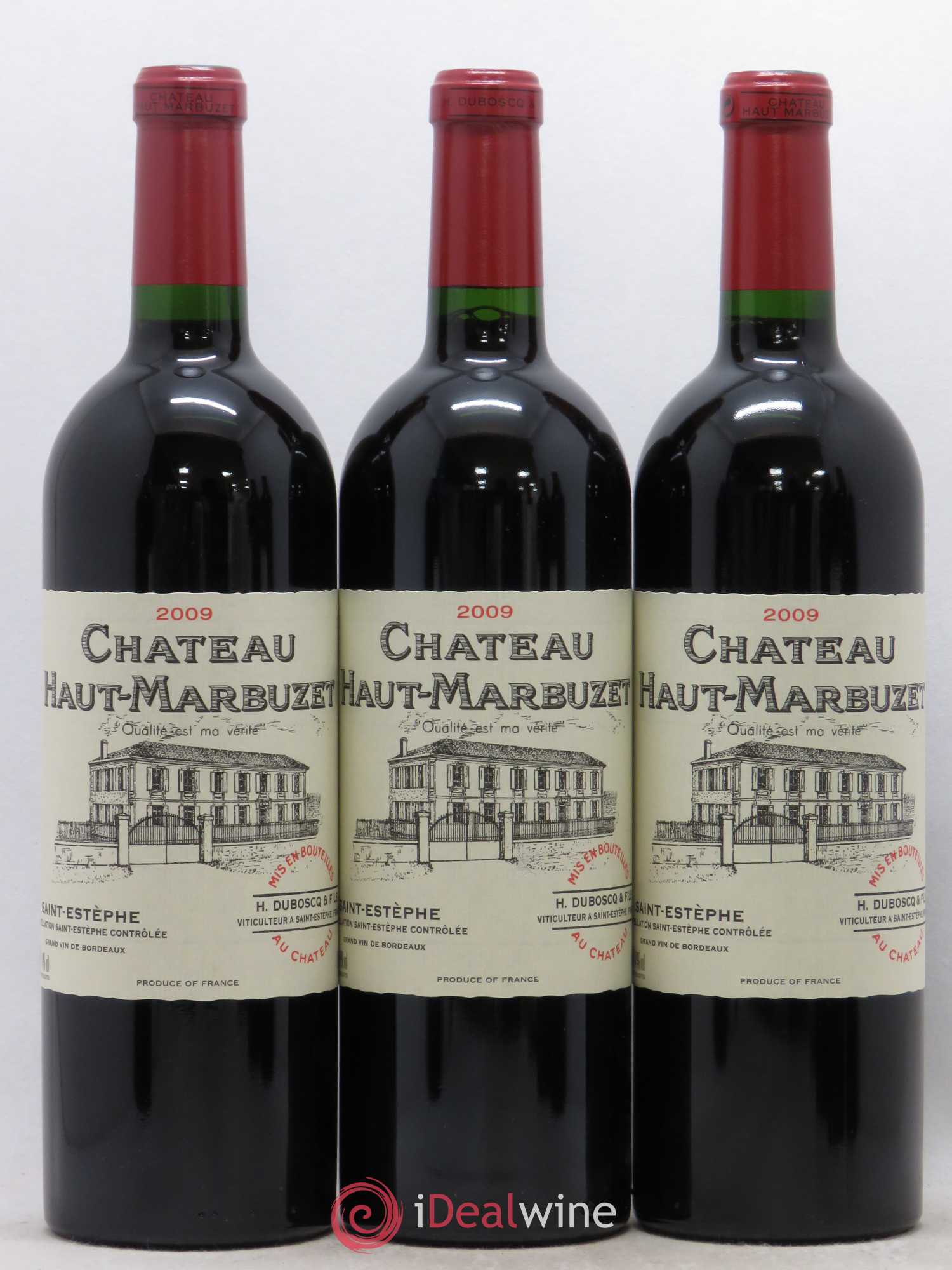 Château Haut Marbuzet 2009 - Lot de 6 bouteilles - 1