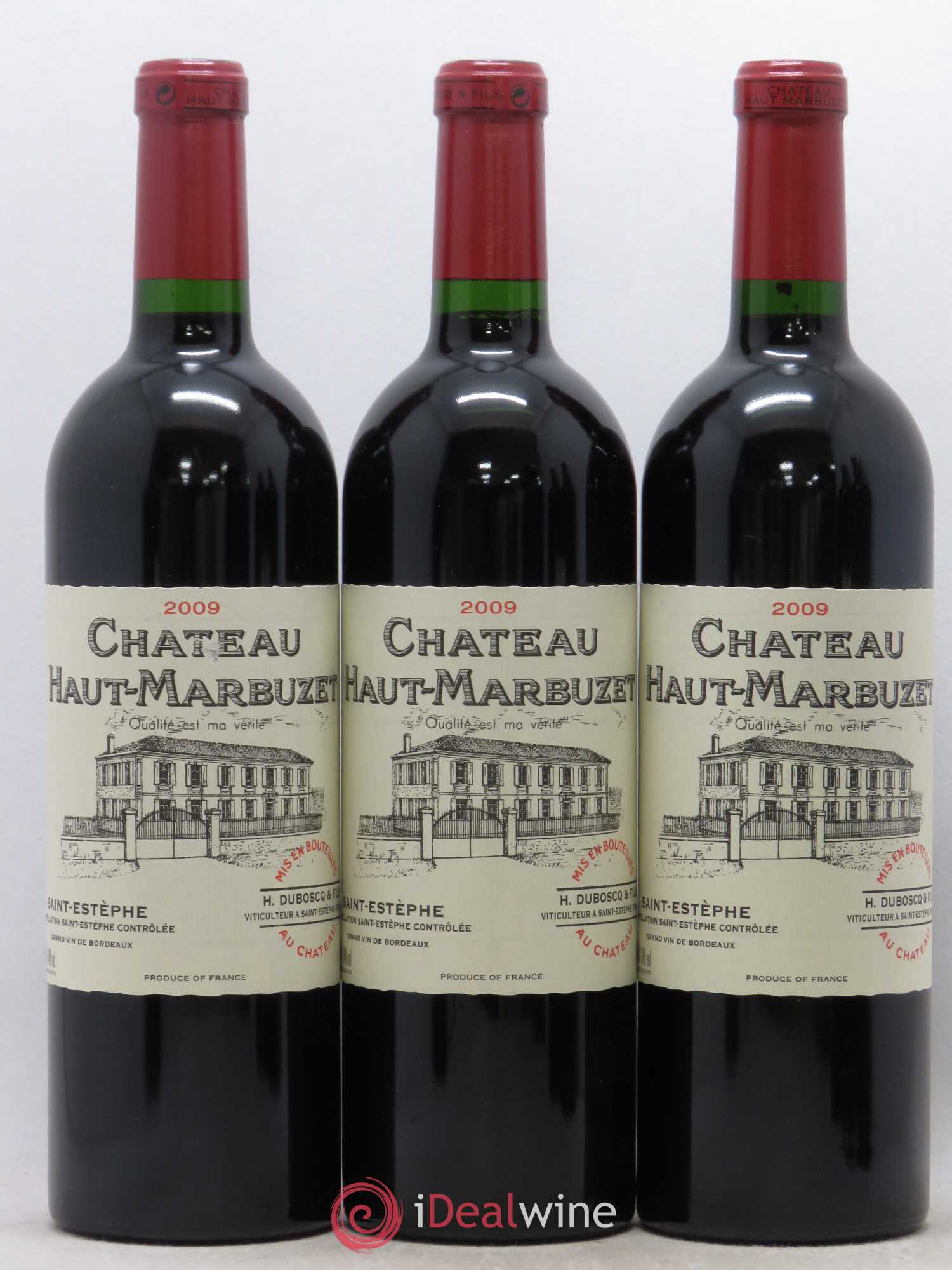 Château Haut Marbuzet 2009 - Lot de 6 bouteilles - 1
