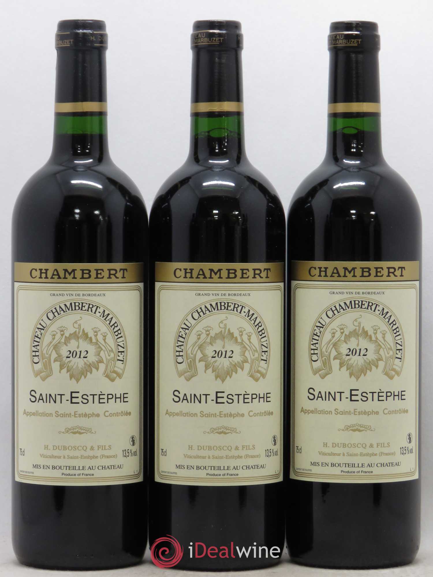 Château Chambert-Marbuzet Cru Bourgeois 2012 - Lot de 6 bouteilles - 1