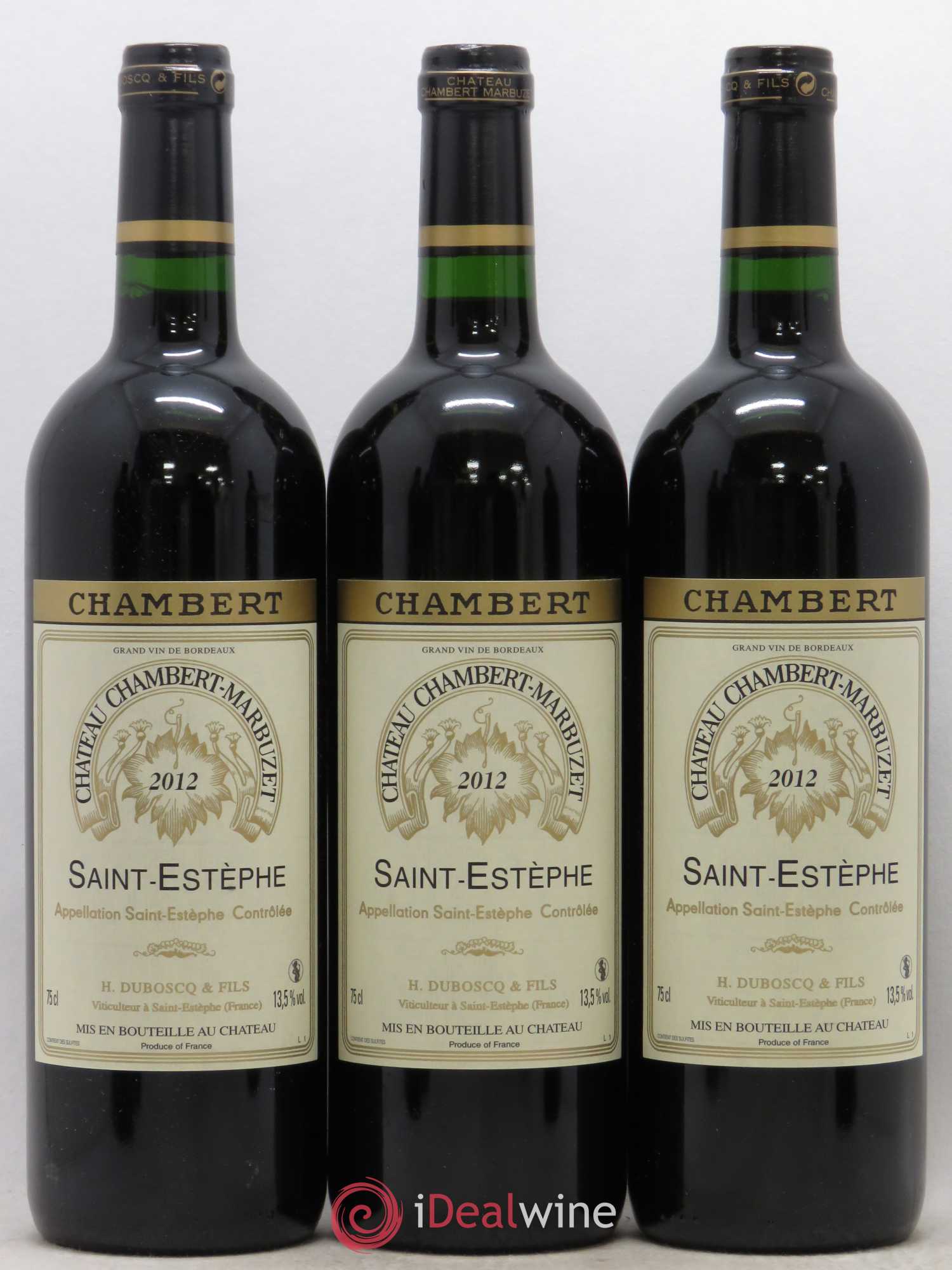 Château Chambert-Marbuzet Cru Bourgeois 2012 - Lot de 6 bouteilles - 2