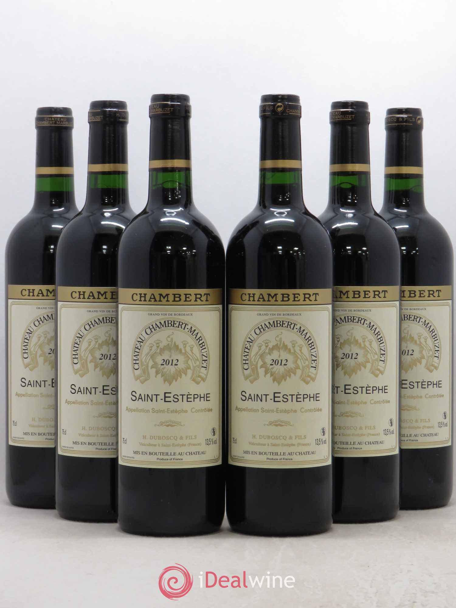 Château Chambert-Marbuzet Cru Bourgeois 2012 - Lot de 6 bouteilles - 0