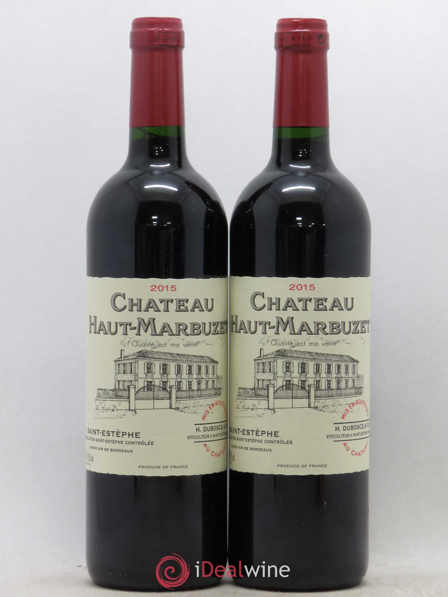 Château Haut Marbuzet 2015 - Lot de 2 bouteilles - 0
