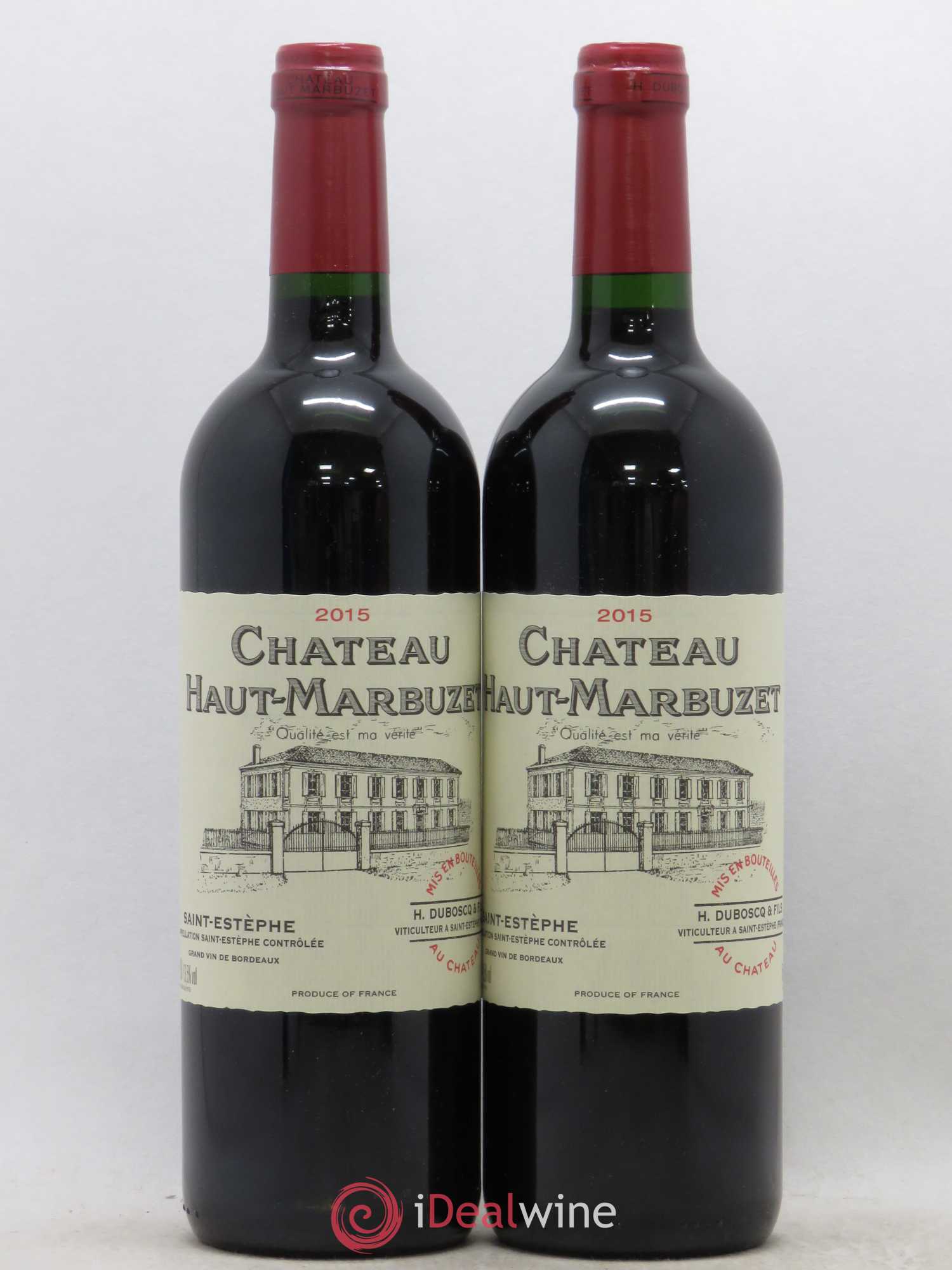 Château Haut Marbuzet 2015 - Lot de 2 bouteilles - 0