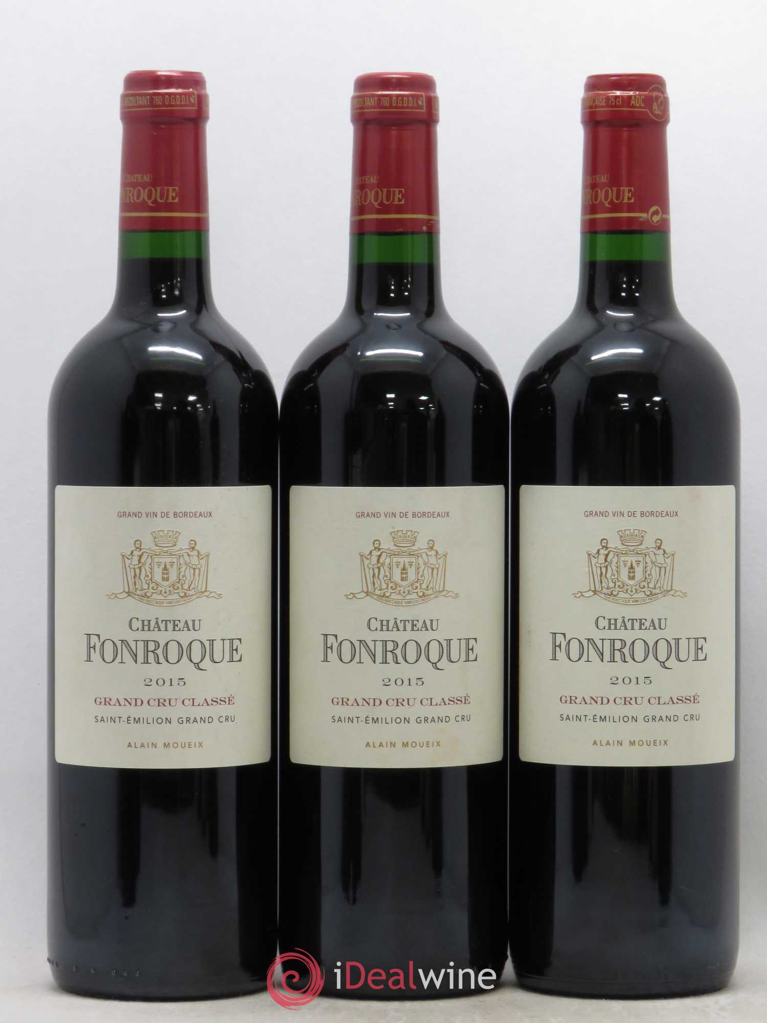 Château Fonroque Grand Cru Classé 2015 - Lot de 6 bouteilles - 1