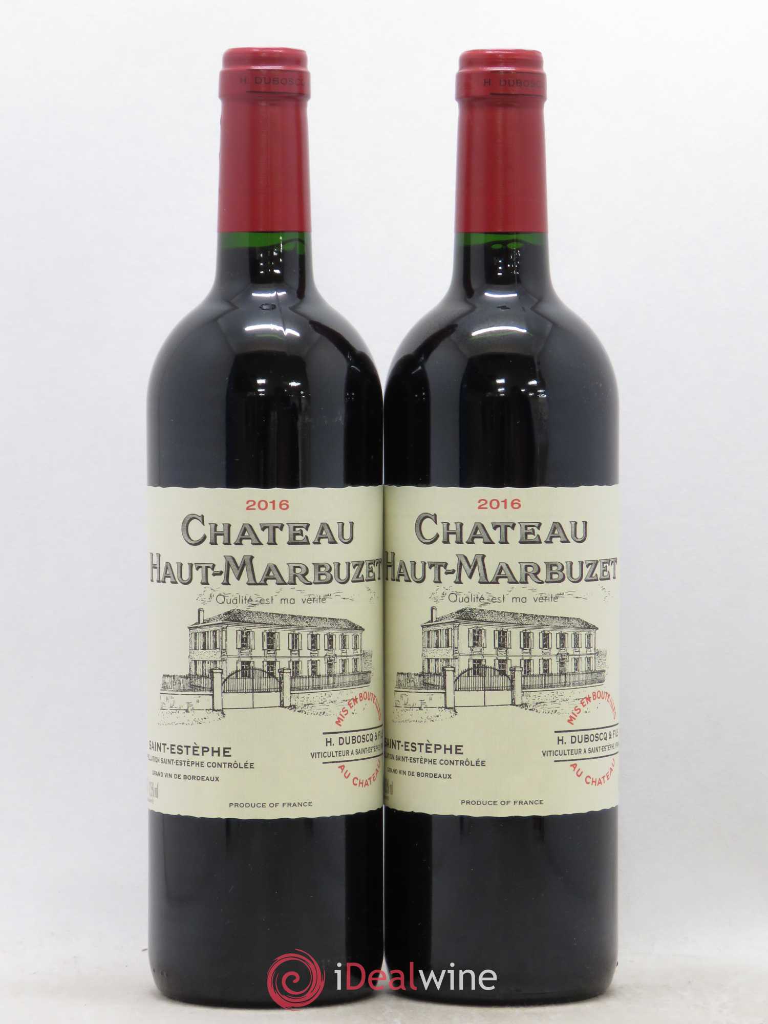 Château Haut Marbuzet 2016 - Lot de 2 bouteilles - 0