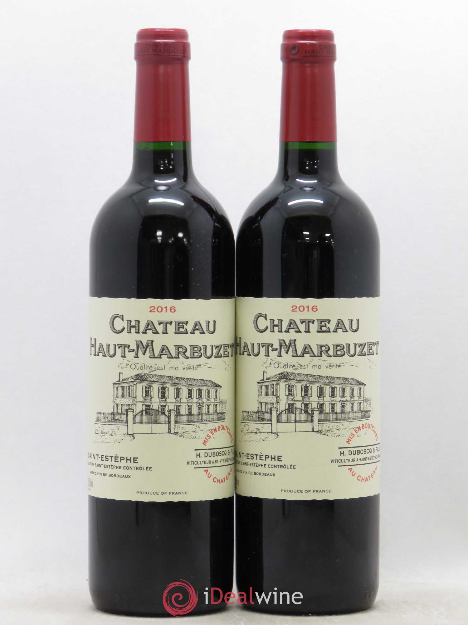 Château Haut Marbuzet 2016 - Lot de 2 bouteilles - 0
