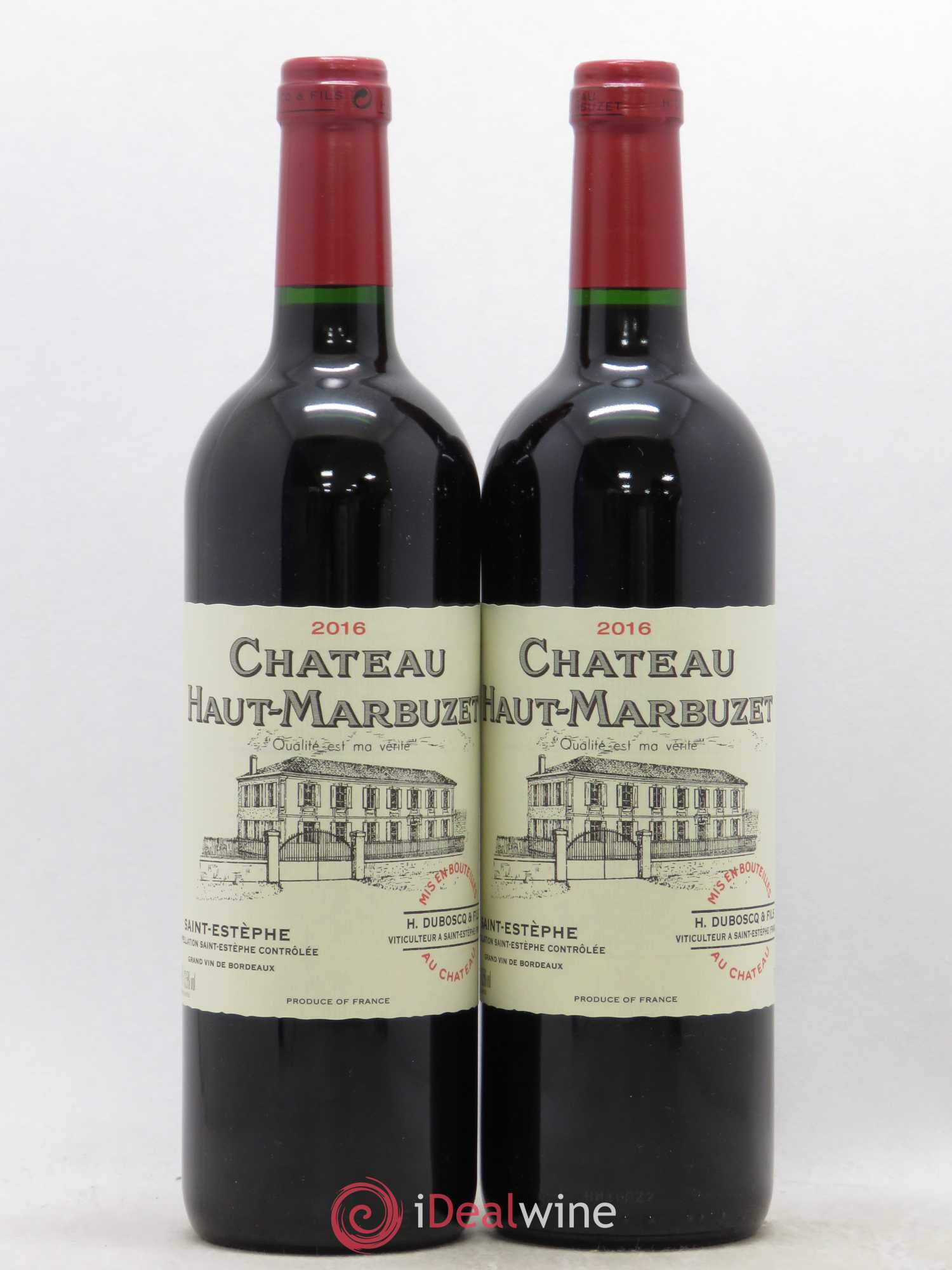 Château Haut Marbuzet 2016 - Lot de 2 bouteilles - 0