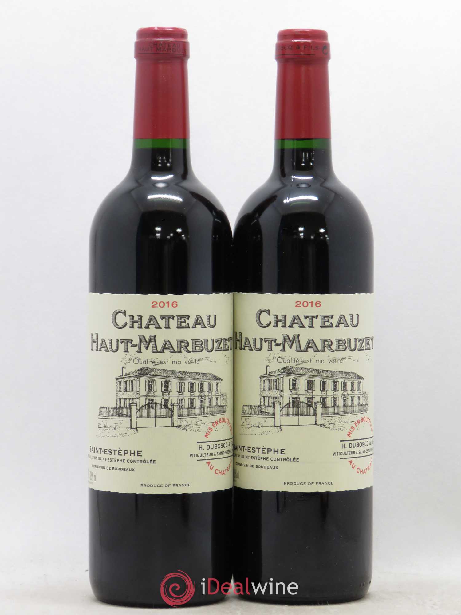 Château Haut Marbuzet 2016 - Lot de 2 bouteilles - 0