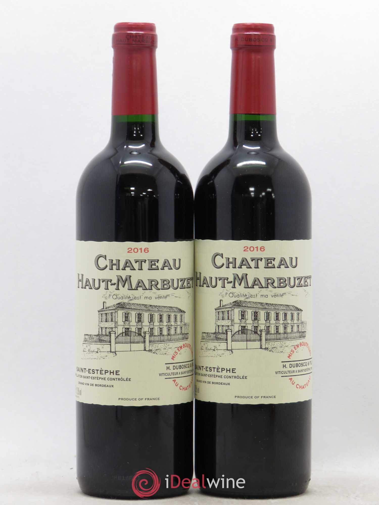 Château Haut Marbuzet 2016 - Lot de 2 bouteilles - 0