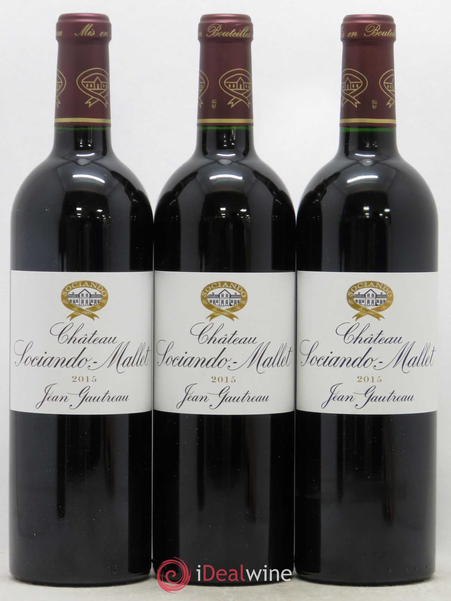 Château Sociando Mallet 2015 - Lot de 12 bouteilles - 1