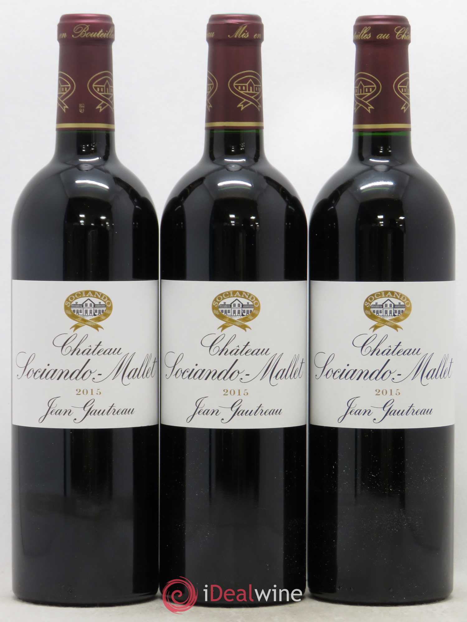 Château Sociando Mallet 2015 - Lot de 12 bouteilles - 2
