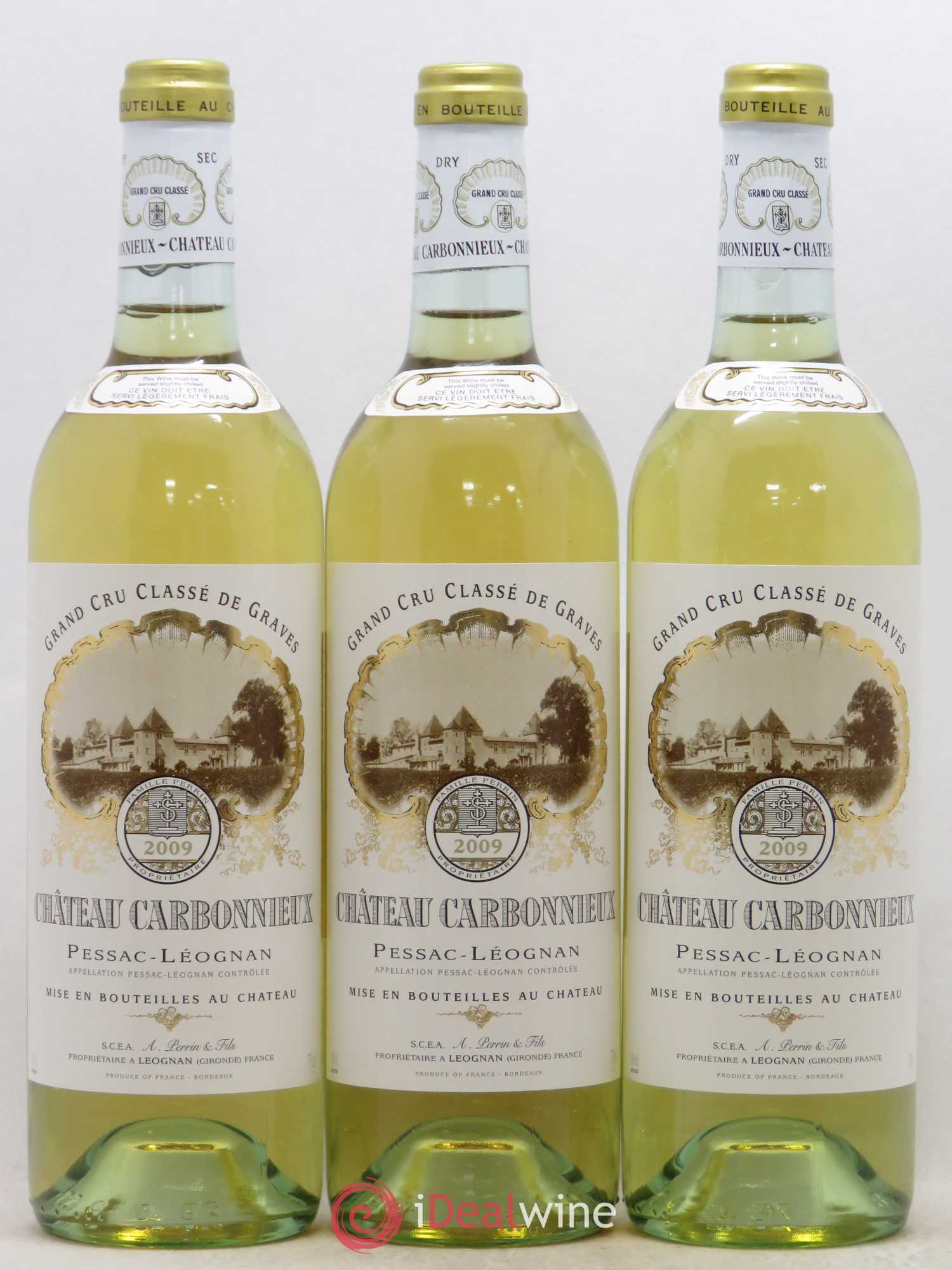 Château Carbonnieux Cru Classé de Graves 2009 - Lot de 12 bouteilles - 1