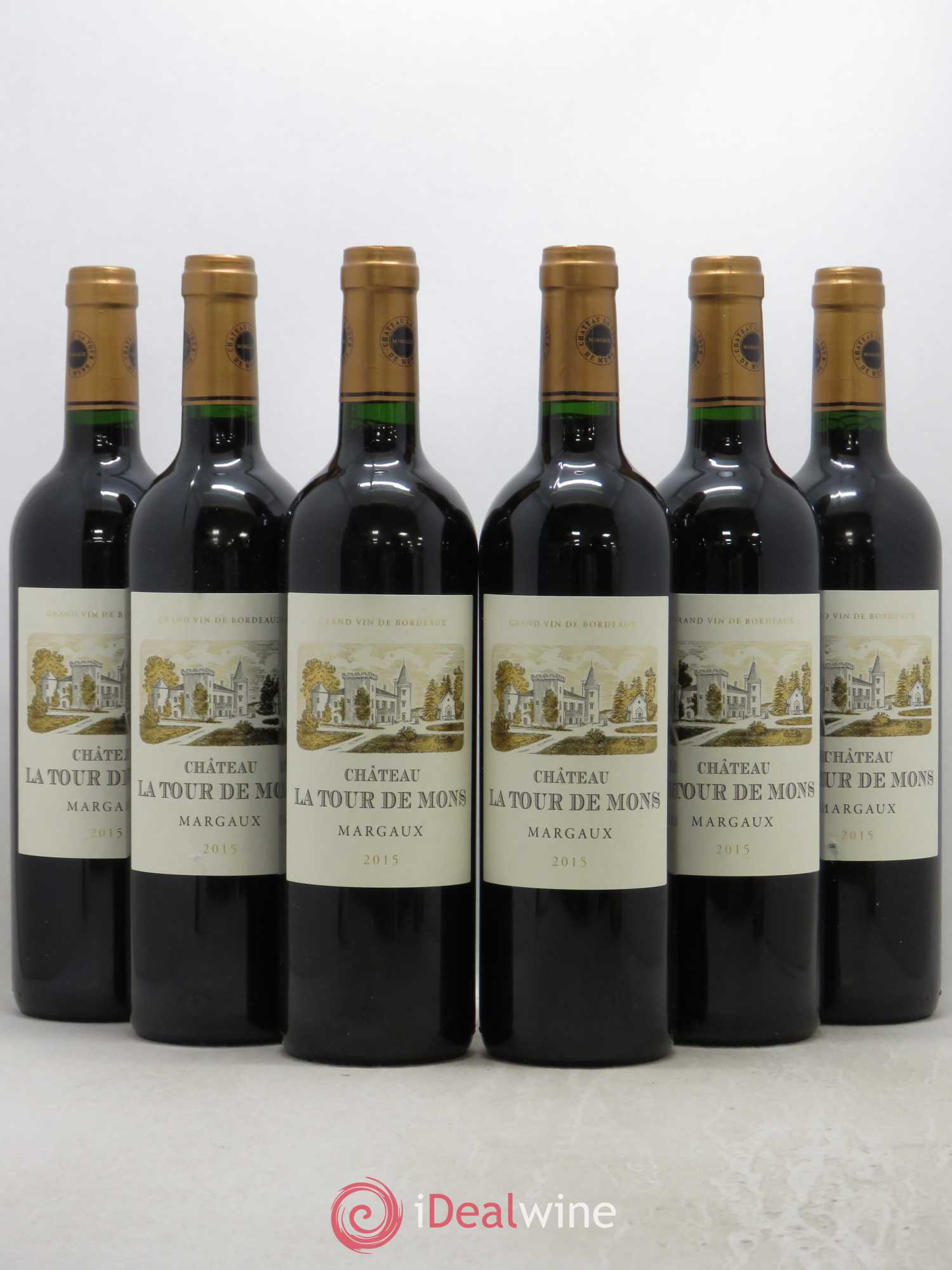 Château la Tour de Mons Cru Bourgeois 2015 - Lot de 6 bouteilles - 0
