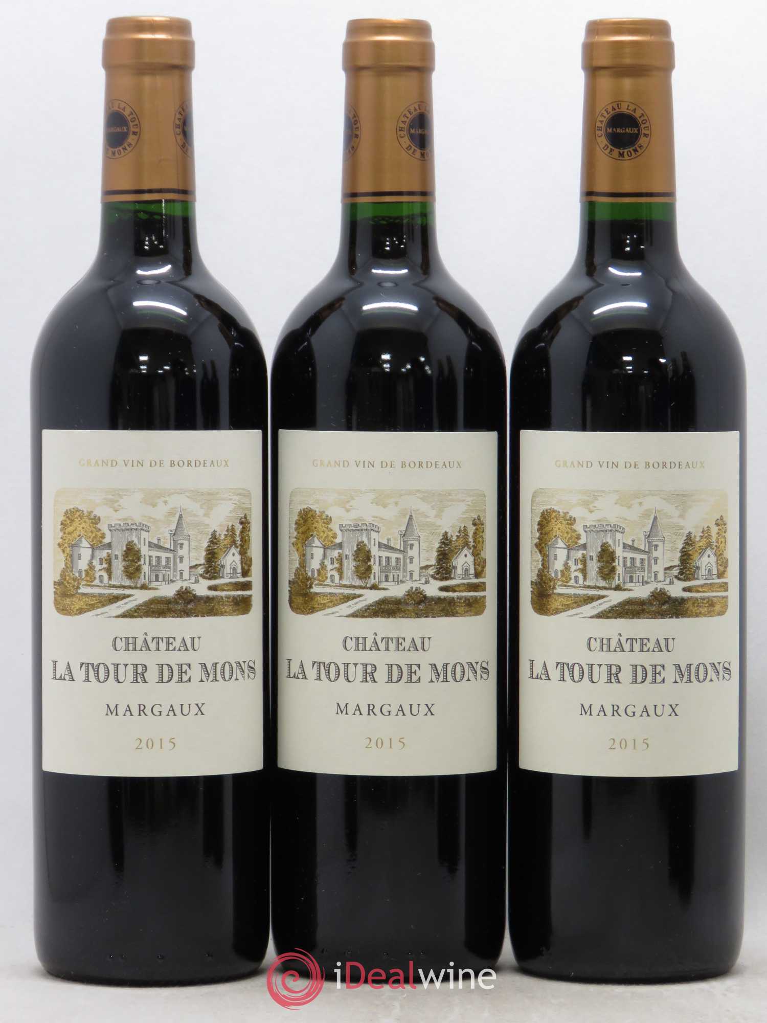 Château la Tour de Mons Cru Bourgeois 2015 - Lot de 6 bouteilles - 1