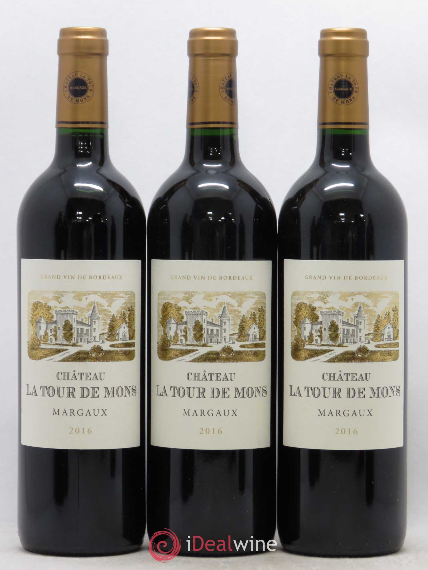 Château la Tour de Mons Cru Bourgeois 2016 - Lot de 12 bouteilles - 1