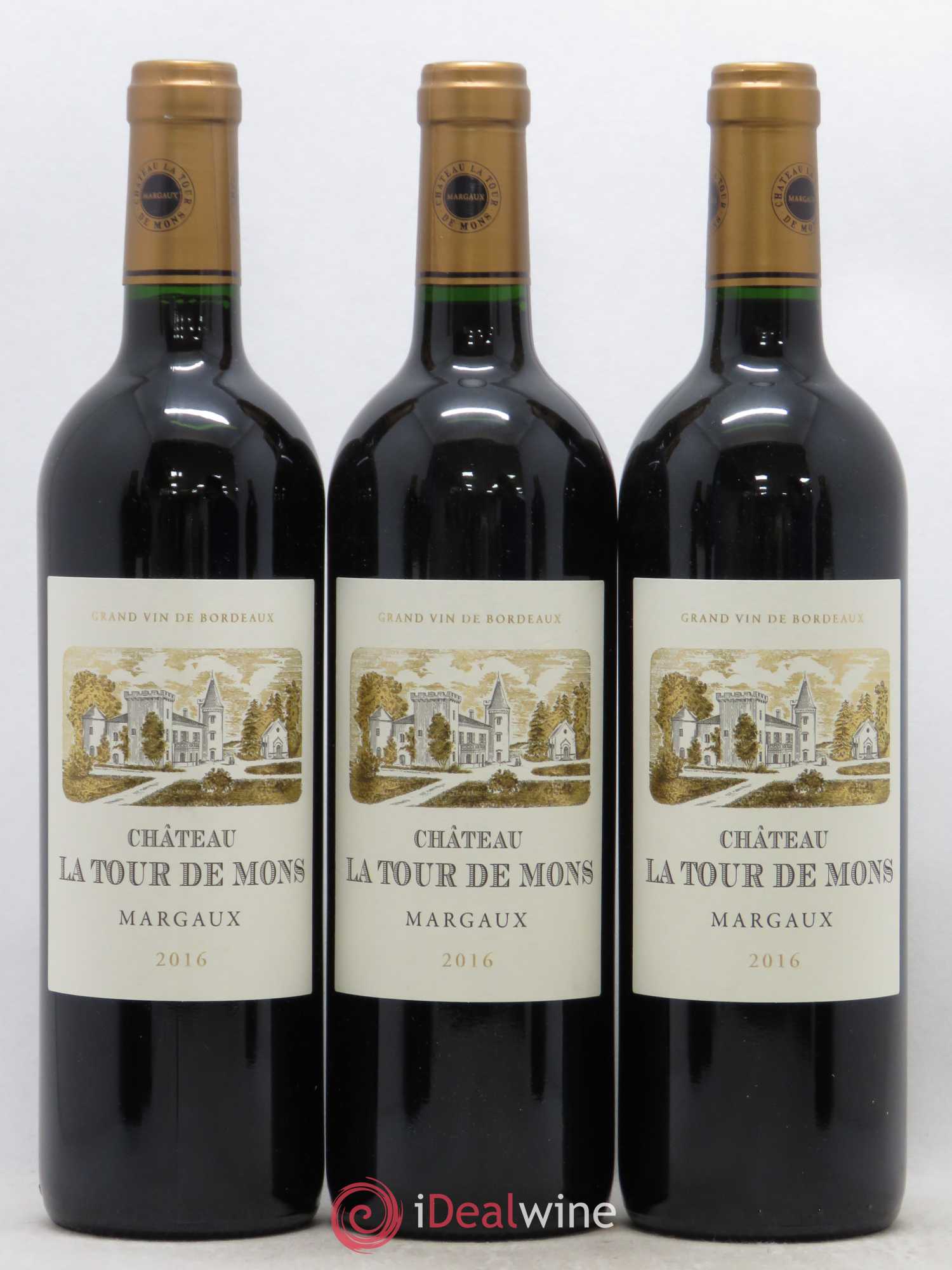 Château la Tour de Mons Cru Bourgeois 2016 - Lot de 12 bouteilles - 2
