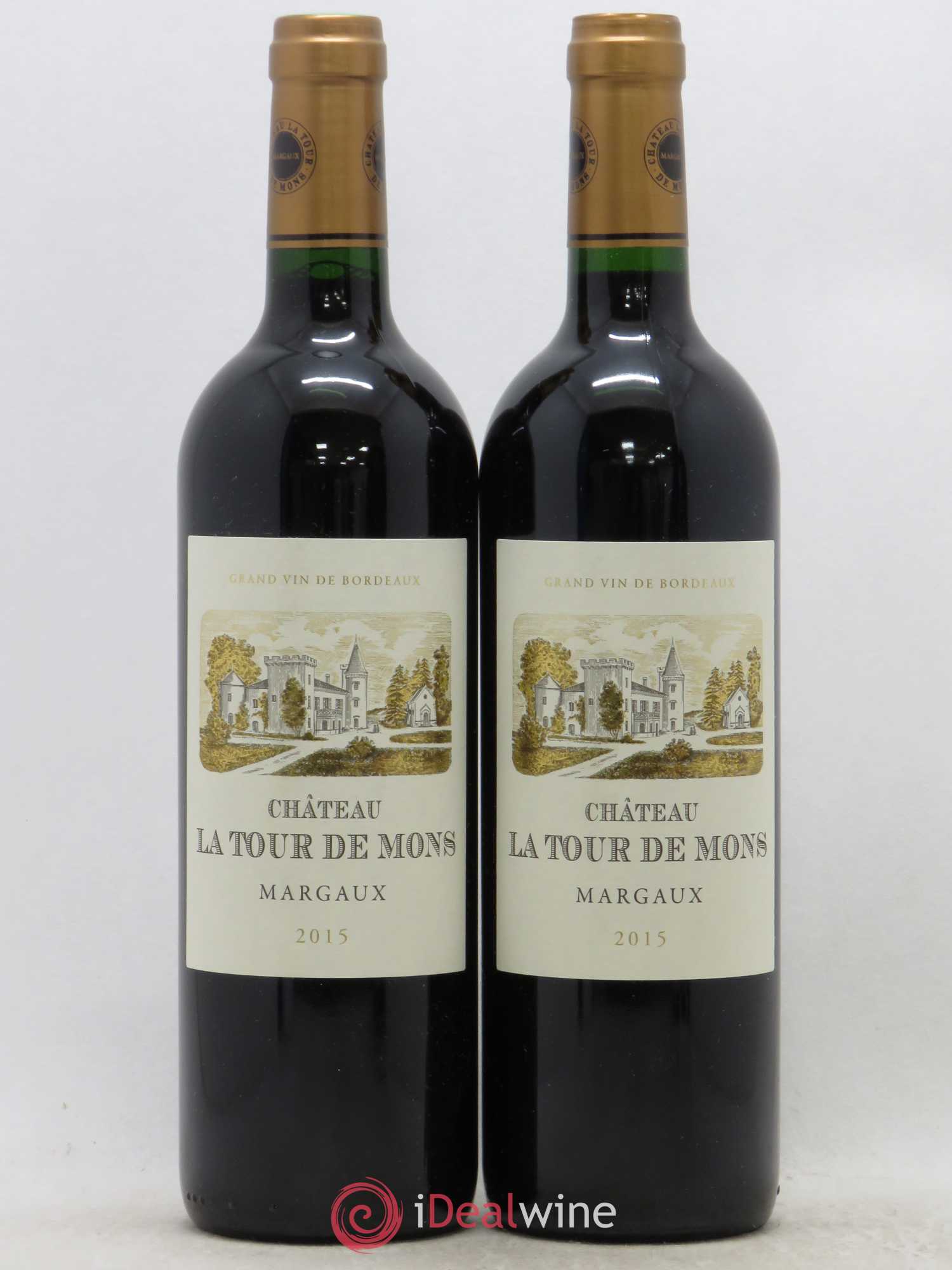 Château la Tour de Mons Cru Bourgeois 2015 - Lot de 2 bouteilles - 0