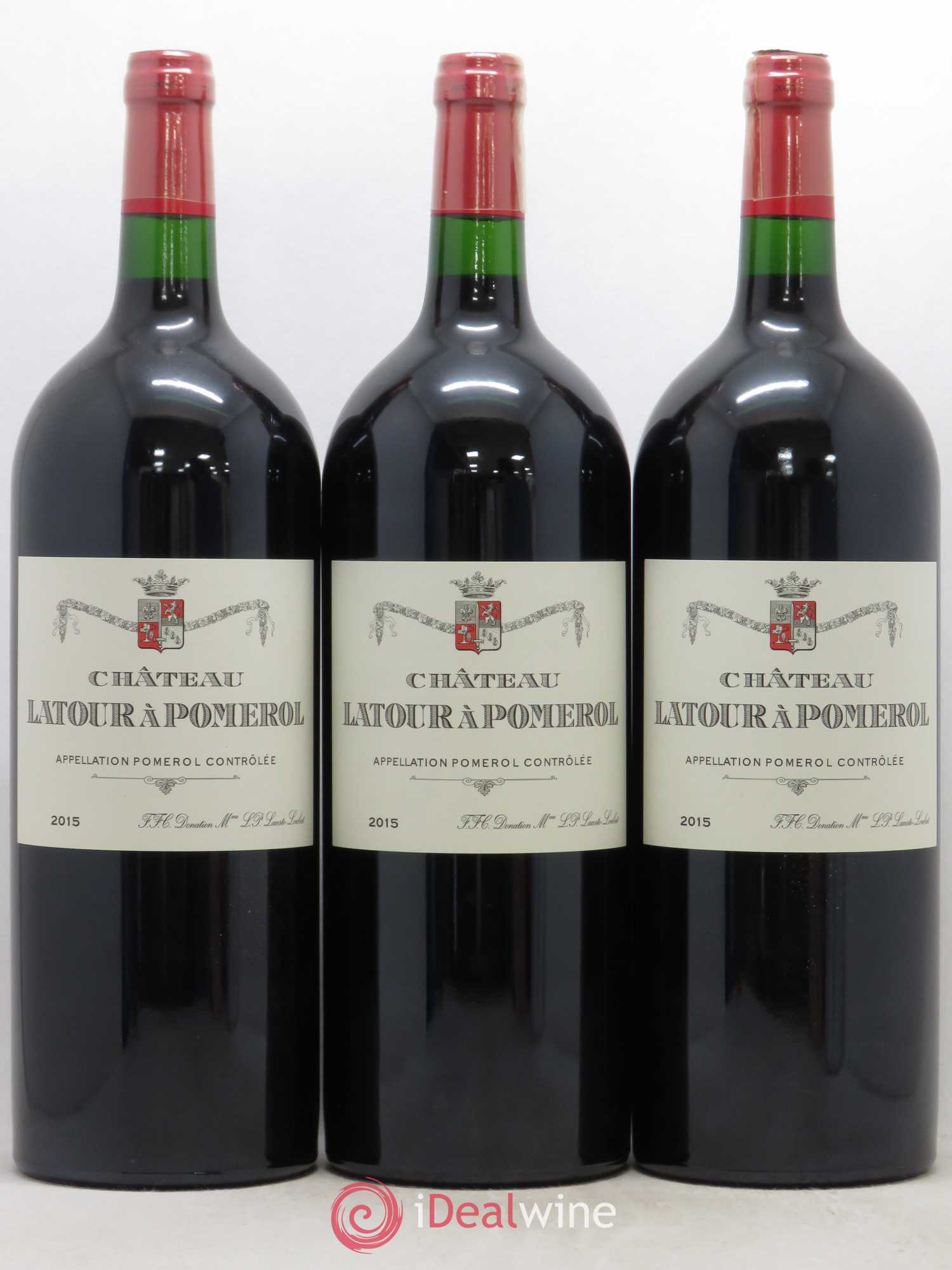 Château Latour à Pomerol 2015 - Lot de 3 magnums - 0