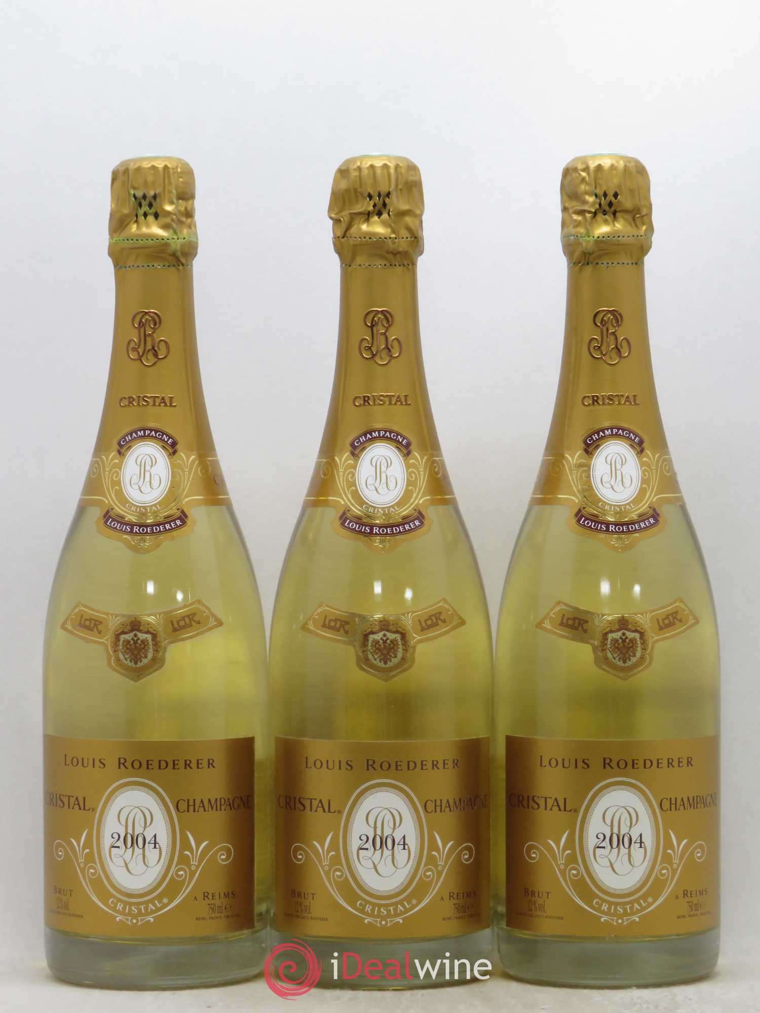 Cristal Louis Roederer 2004 - Lot de 3 bouteilles - 0