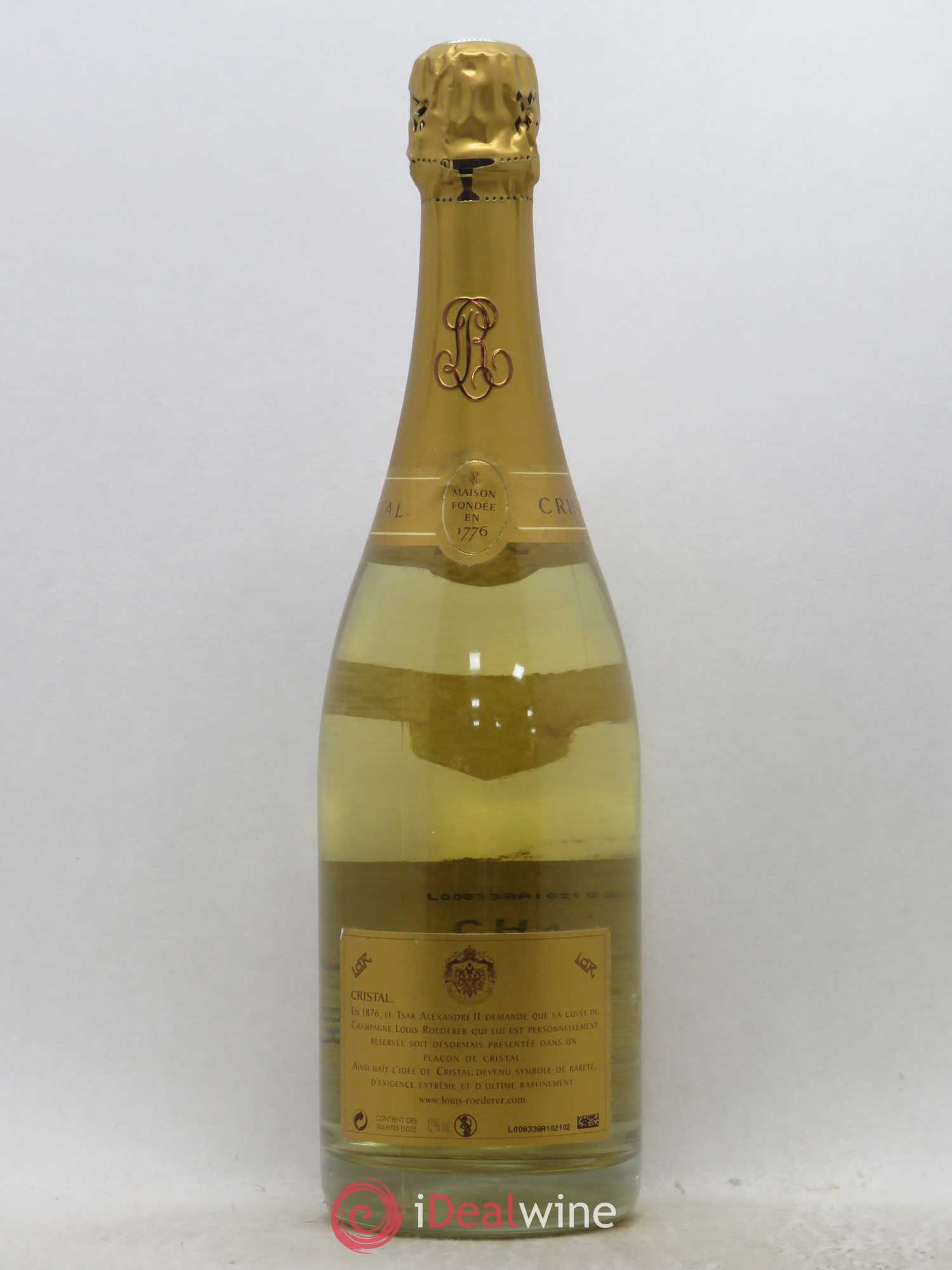 Cristal Louis Roederer 2004 - Lot de 1 bouteille - 1