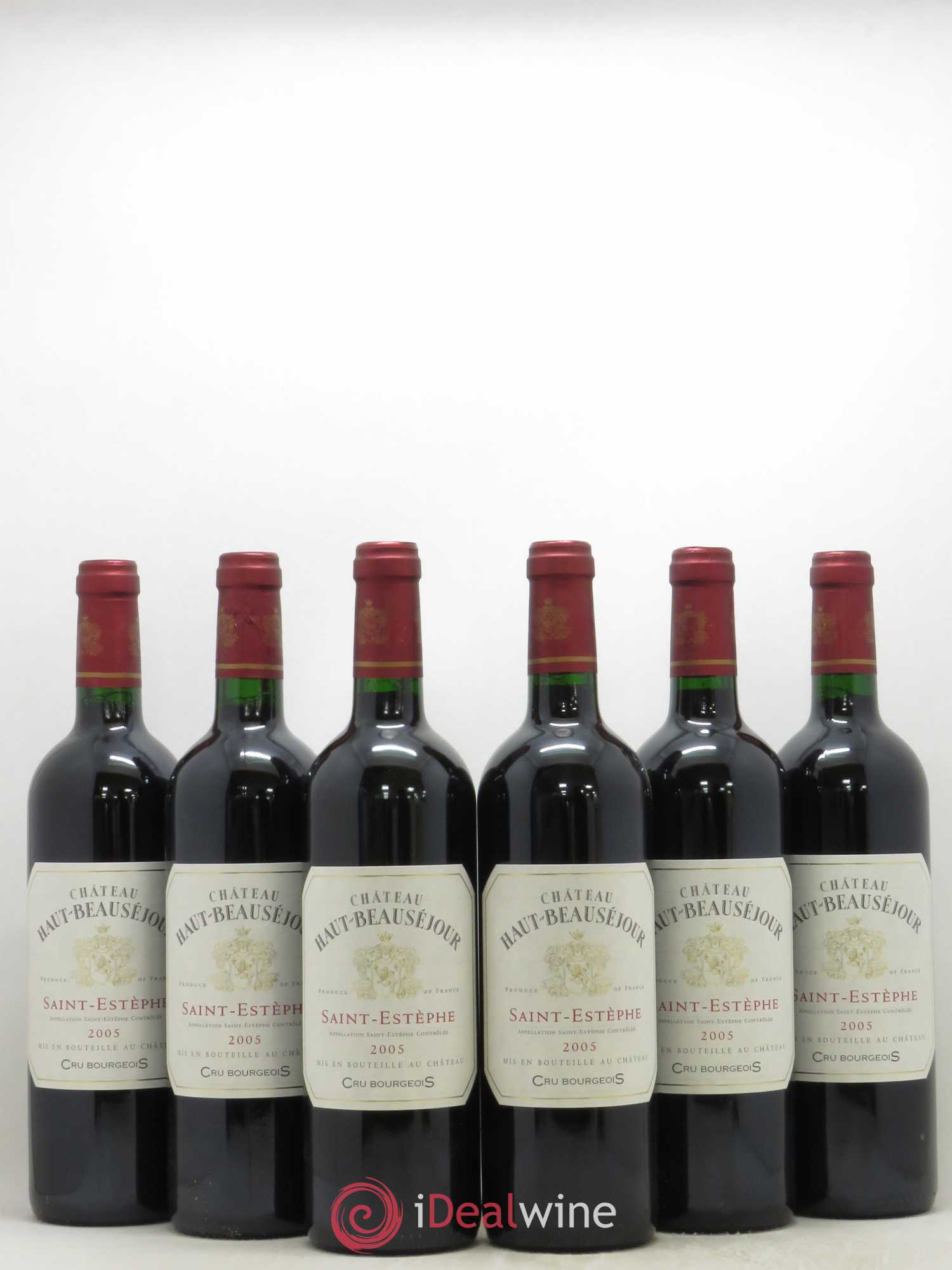Château Haut Beauséjour Cru Bourgeois 2005 - Lot de 6 bouteilles - 0