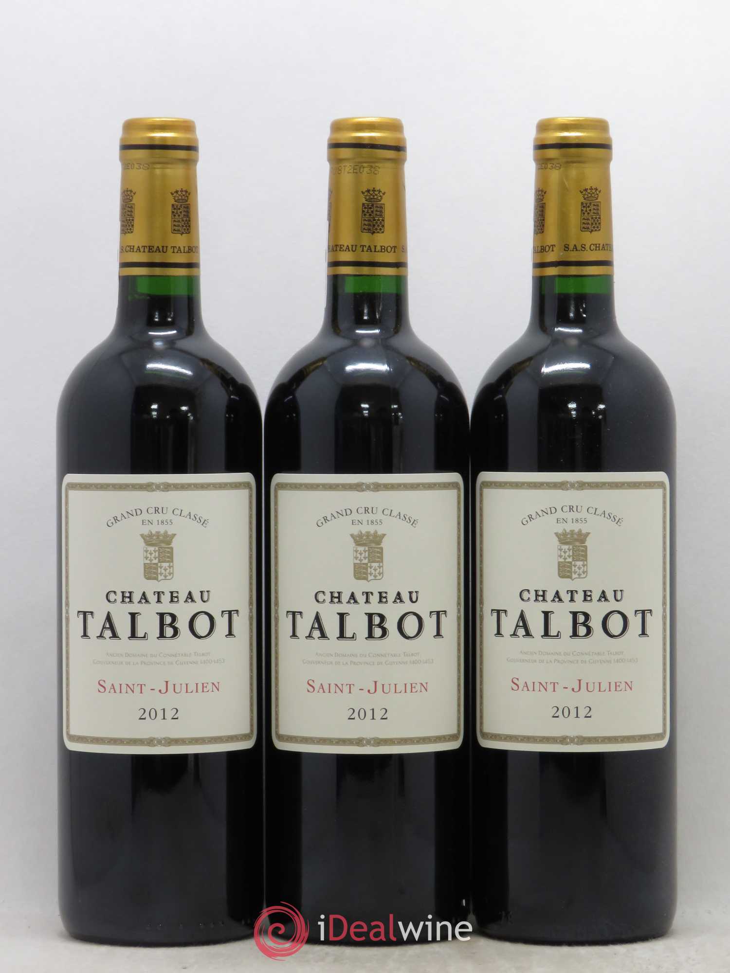 Château Talbot 4ème Grand Cru Classé 2012 - Lot de 6 bouteilles - 2