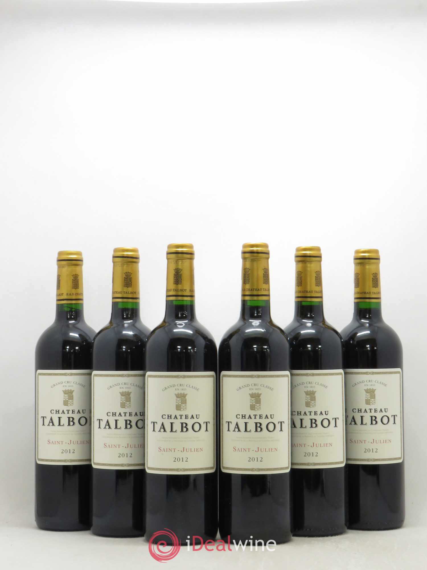 Château Talbot 4ème Grand Cru Classé 2012 - Lot de 6 bouteilles - 0