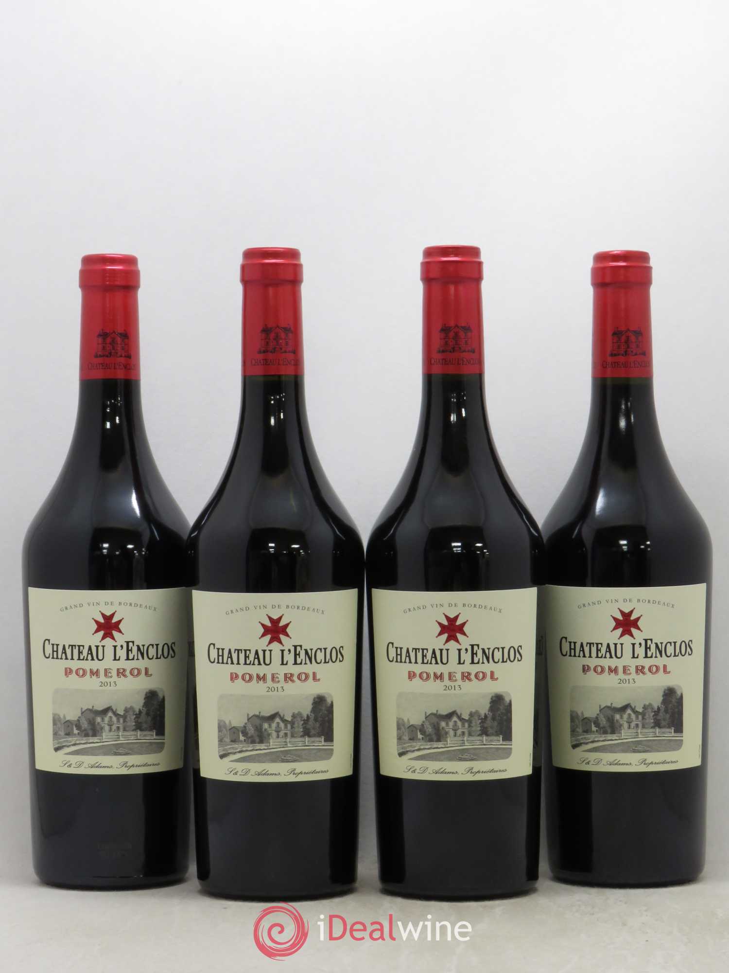 Château l' Enclos 2013 - Lot de 4 bouteilles - 0